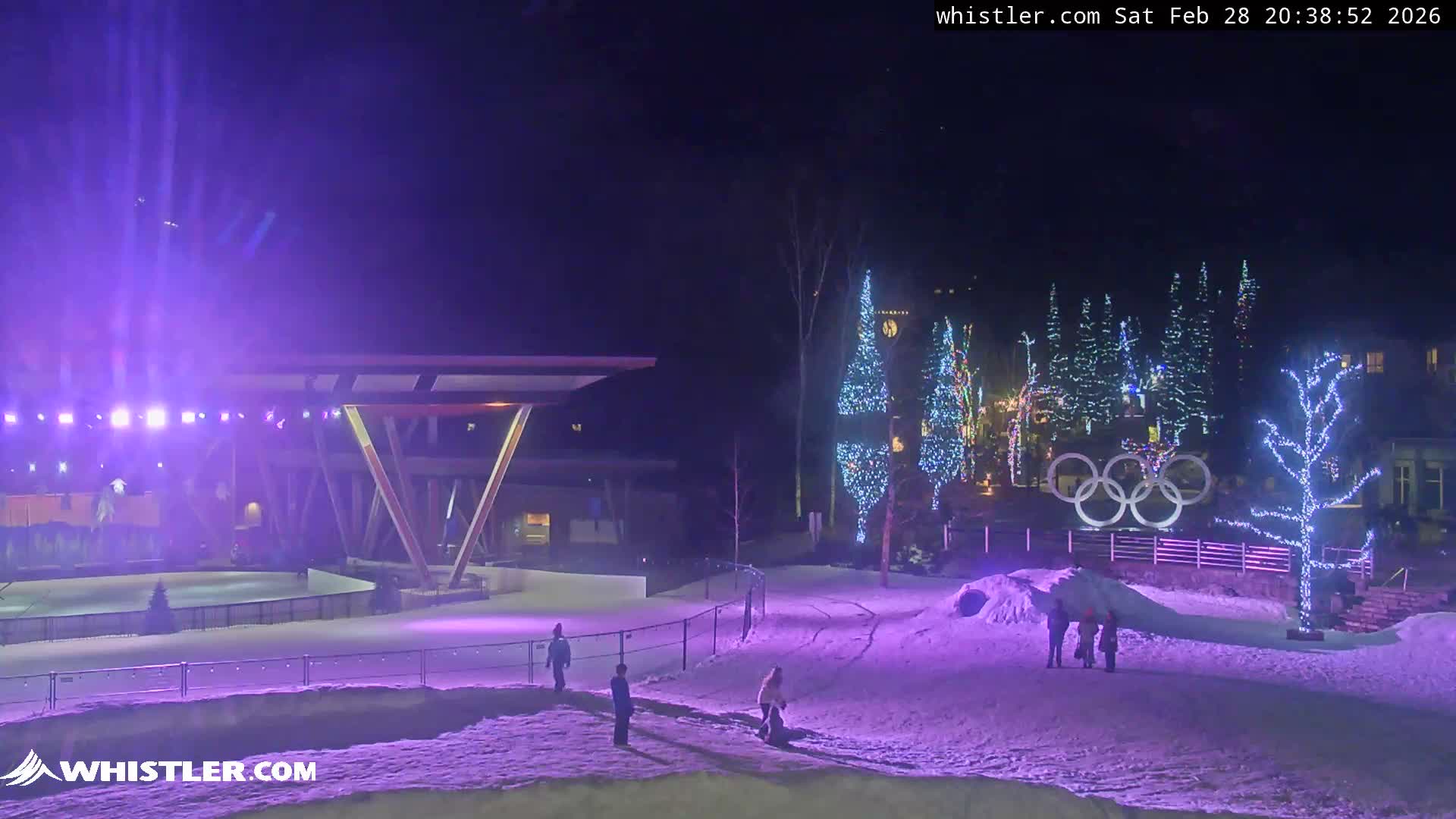 Whistler Downtown &  Olympic Plaza Live Cam - Whistler,  Squamish-Lillooet, Sea to Sky Country, Bristish Columbia, Canada