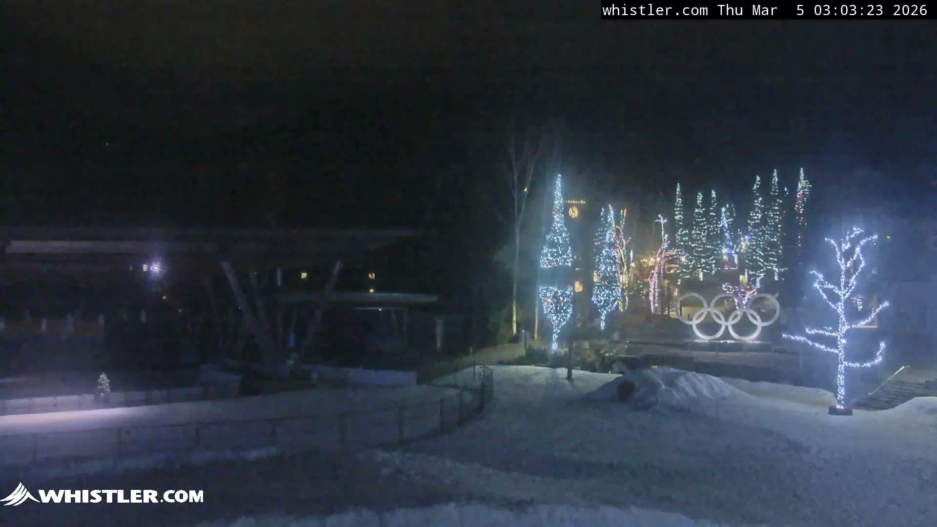 Whistler Downtown &  Olympic Plaza Live Cam - Whistler,  Squamish-Lillooet, Sea to Sky Country, Bristish Columbia, Canada