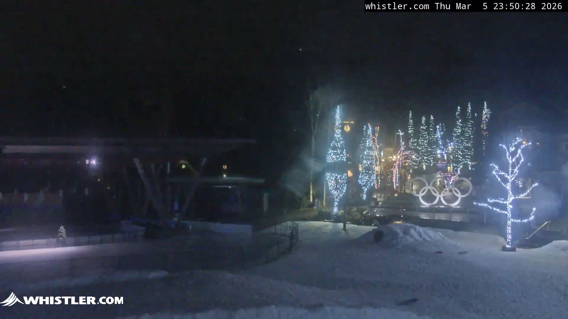 Whistler Downtown &  Olympic Plaza Live Cam - Whistler,  Squamish-Lillooet, Sea to Sky Country, Bristish Columbia, Canada