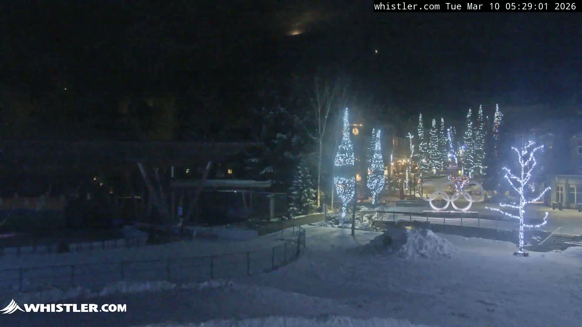 Whistler Downtown &  Olympic Plaza Live Cam - Whistler,  Squamish-Lillooet, Sea to Sky Country, Bristish Columbia, Canada