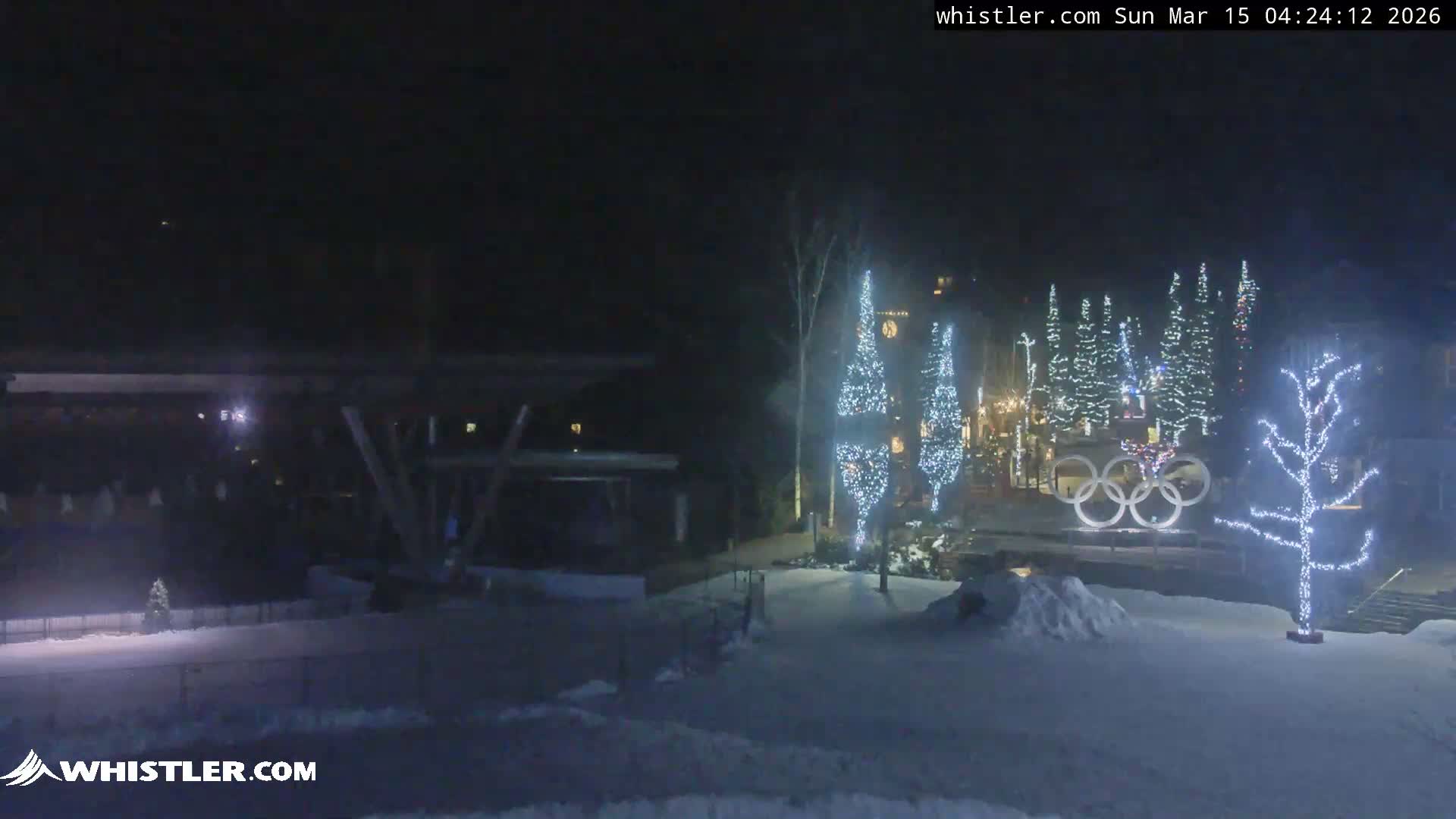 Whistler Downtown &  Olympic Plaza Live Cam - Whistler,  Squamish-Lillooet, Sea to Sky Country, Bristish Columbia, Canada