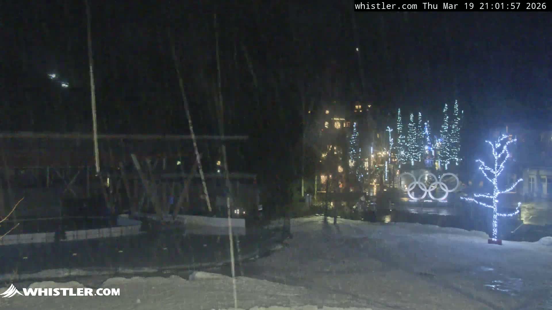 Whistler Downtown &  Olympic Plaza Live Cam - Whistler,  Squamish-Lillooet, Sea to Sky Country, Bristish Columbia, Canada