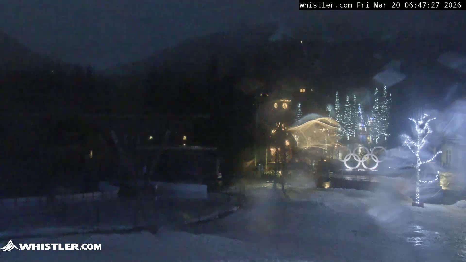Whistler Downtown &  Olympic Plaza Live Cam - Whistler,  Squamish-Lillooet, Sea to Sky Country, Bristish Columbia, Canada