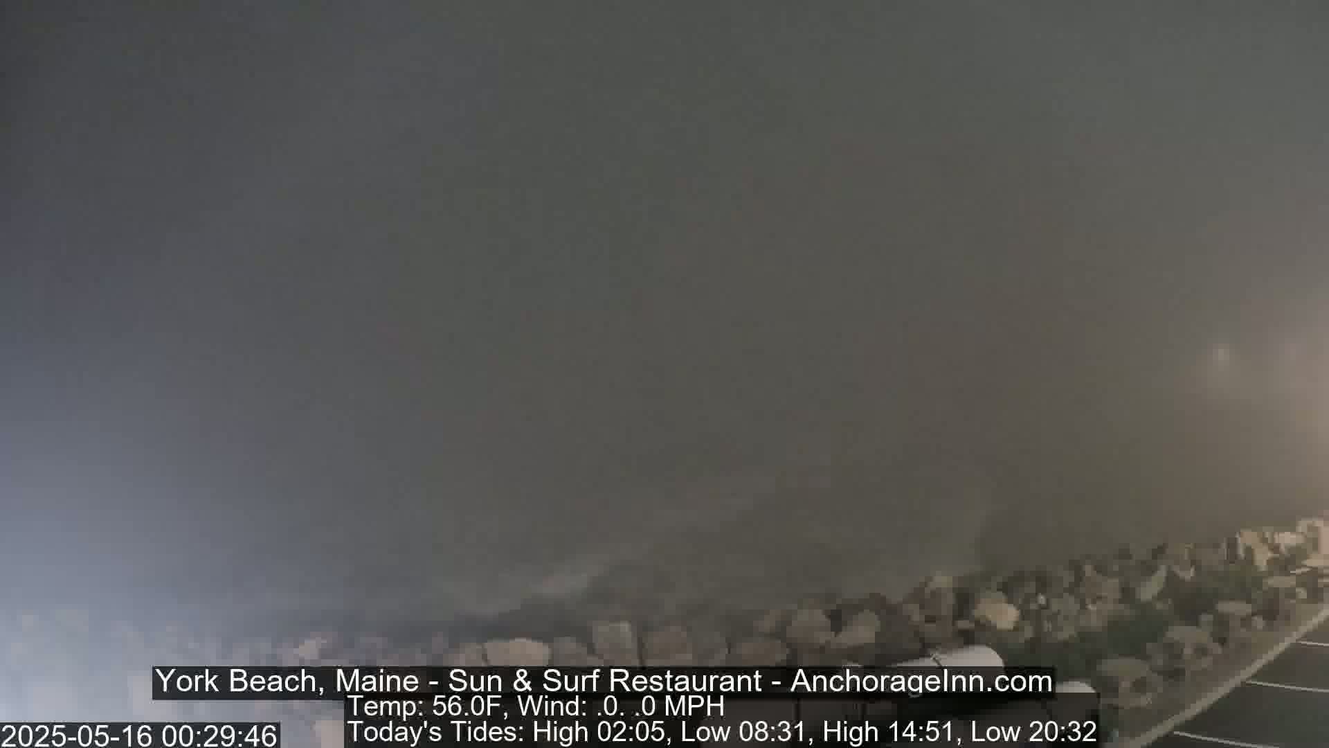 York Beach Surf Live Cam - Maine, USA