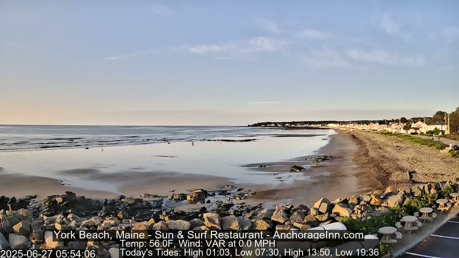 York Beach Surf Live Cam - Maine, USA