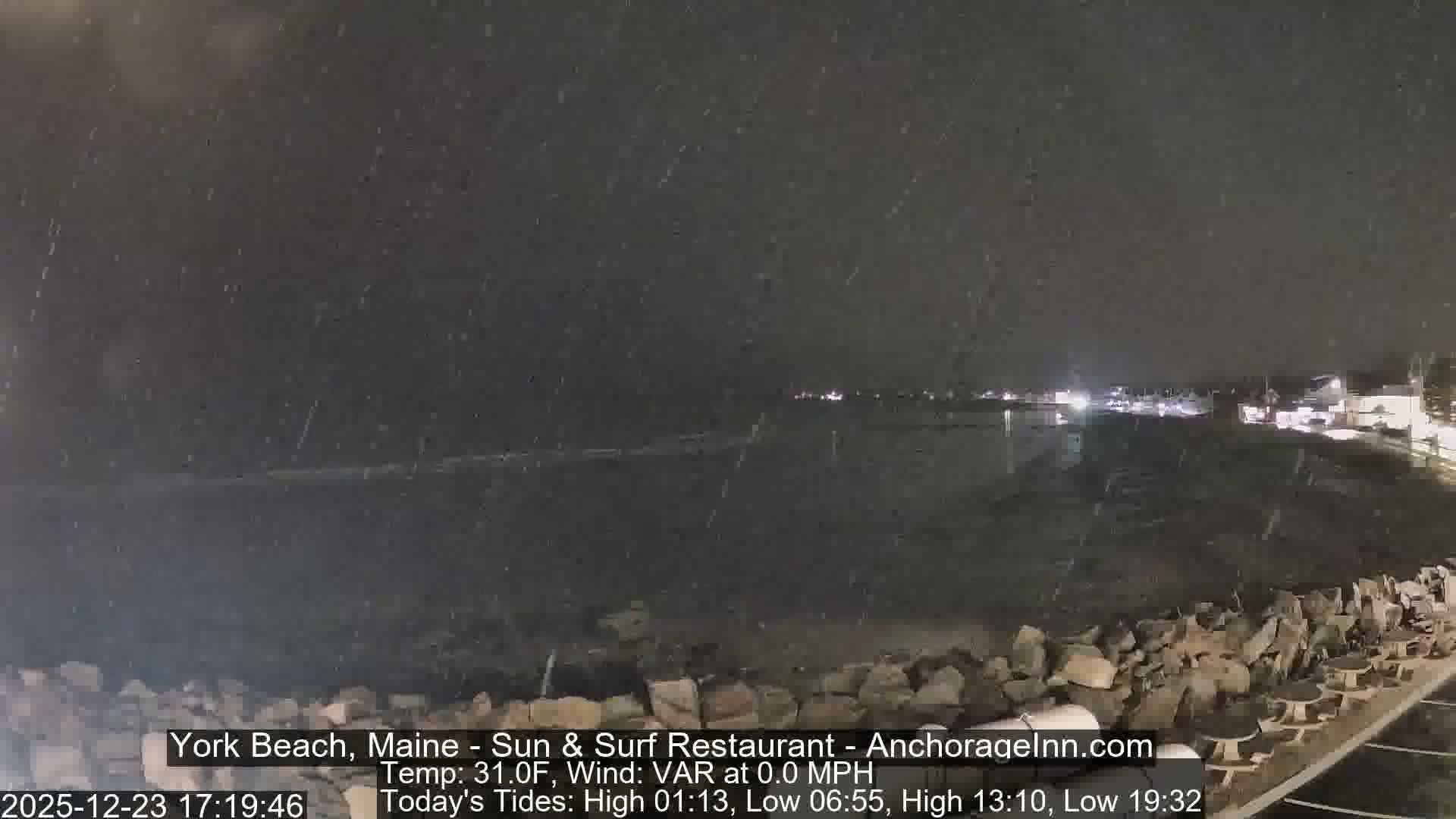 York Beach Surf Live Cam - Maine, USA