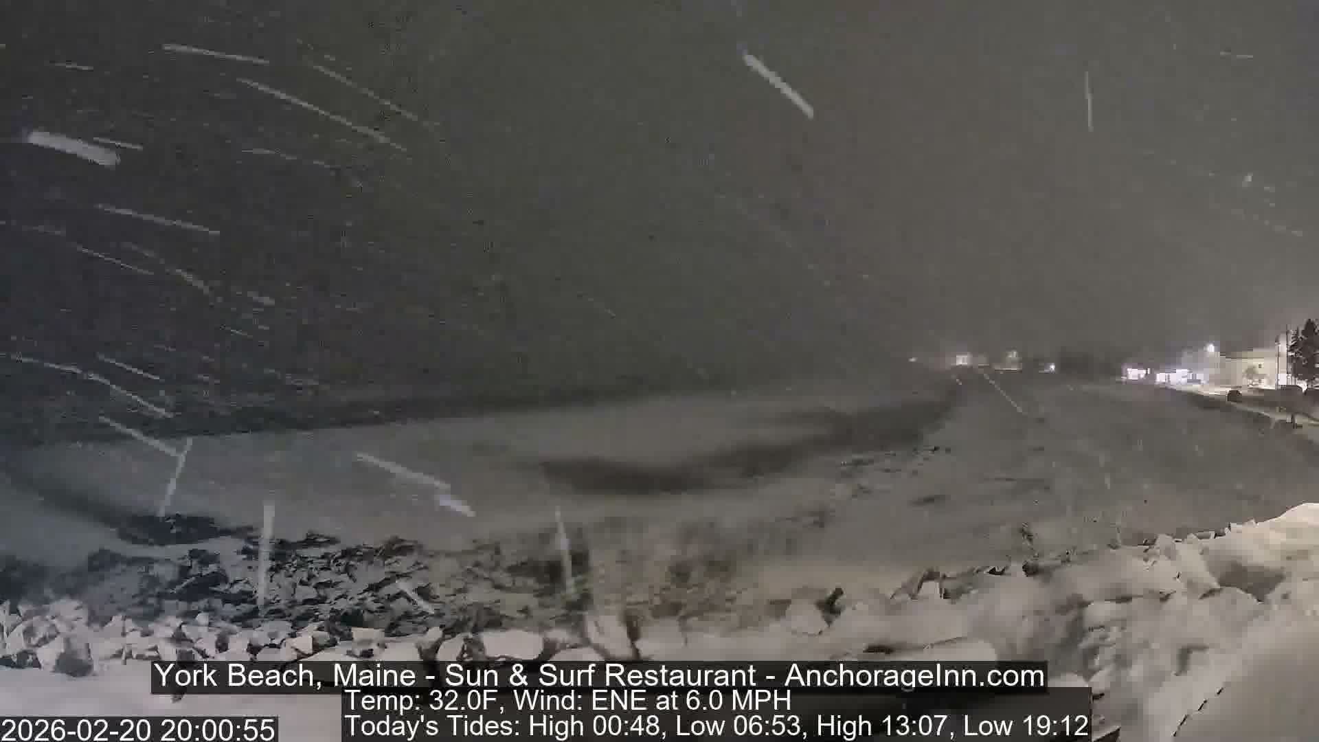 York Beach Surf Live Cam - Maine, USA