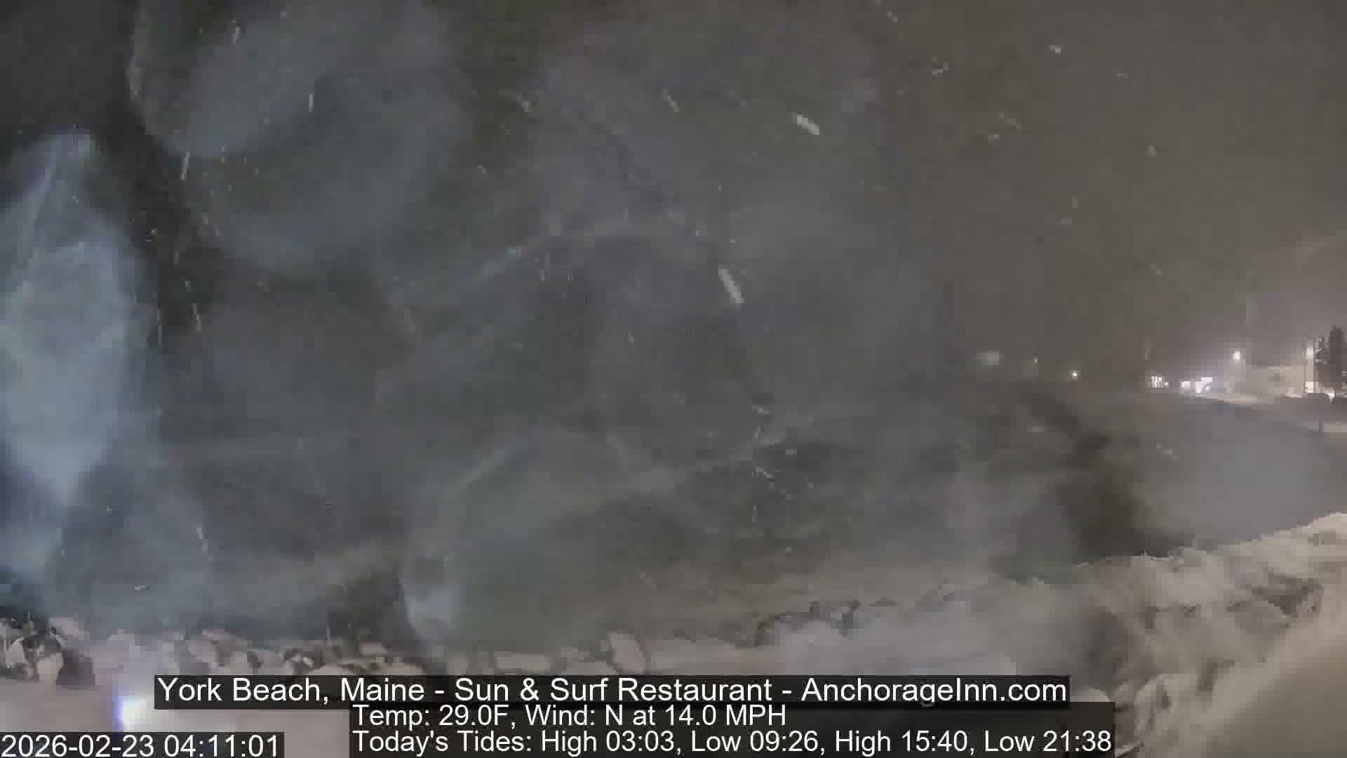 York Beach Surf Live Cam - Maine, USA