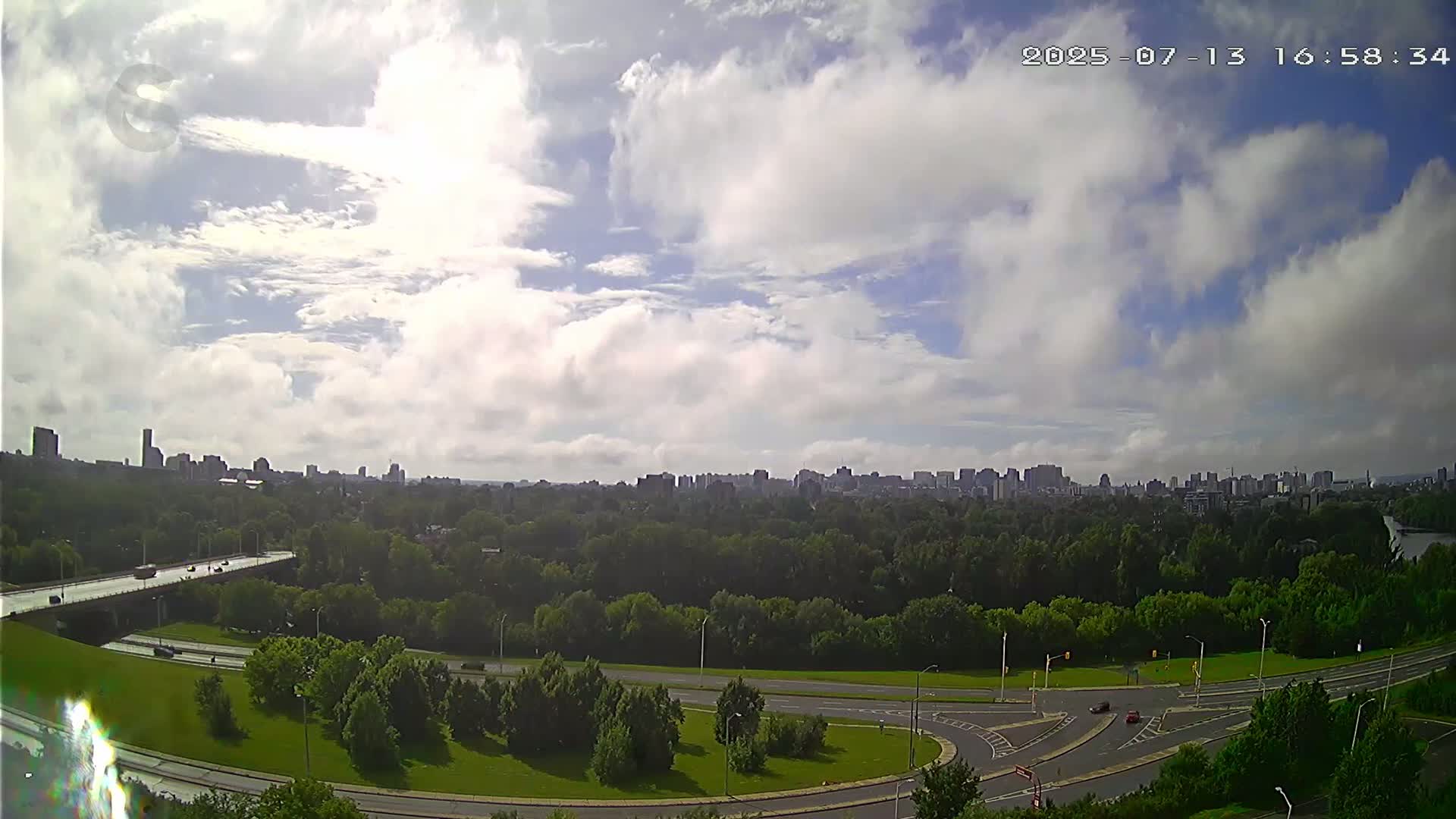 Ottawa City Skyline Live Cam - Downtown, Ottawa, Ontario, Canada