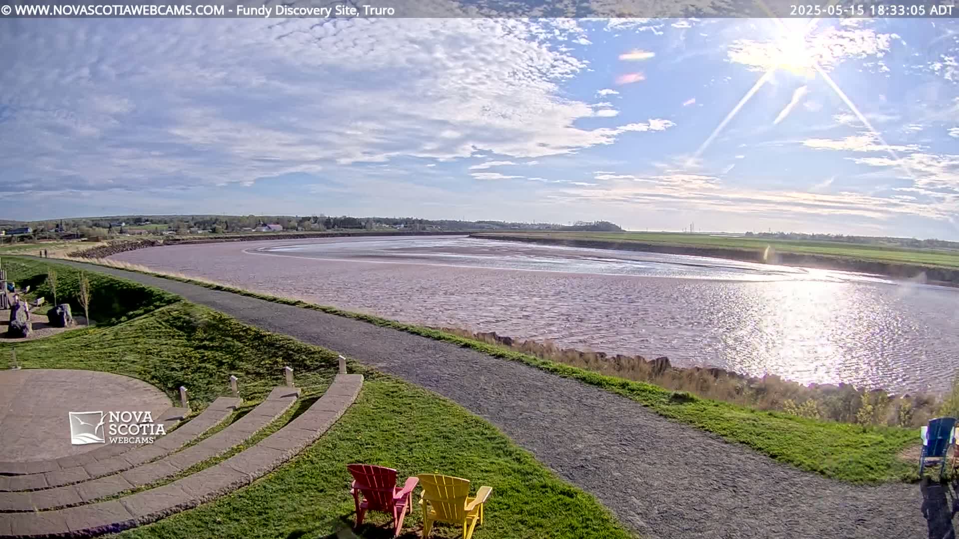 Lower Truro , Fundy Discovery Site & Salmon River Live Cam - Lower Truro, Colchester, Nova Scotia, Canada