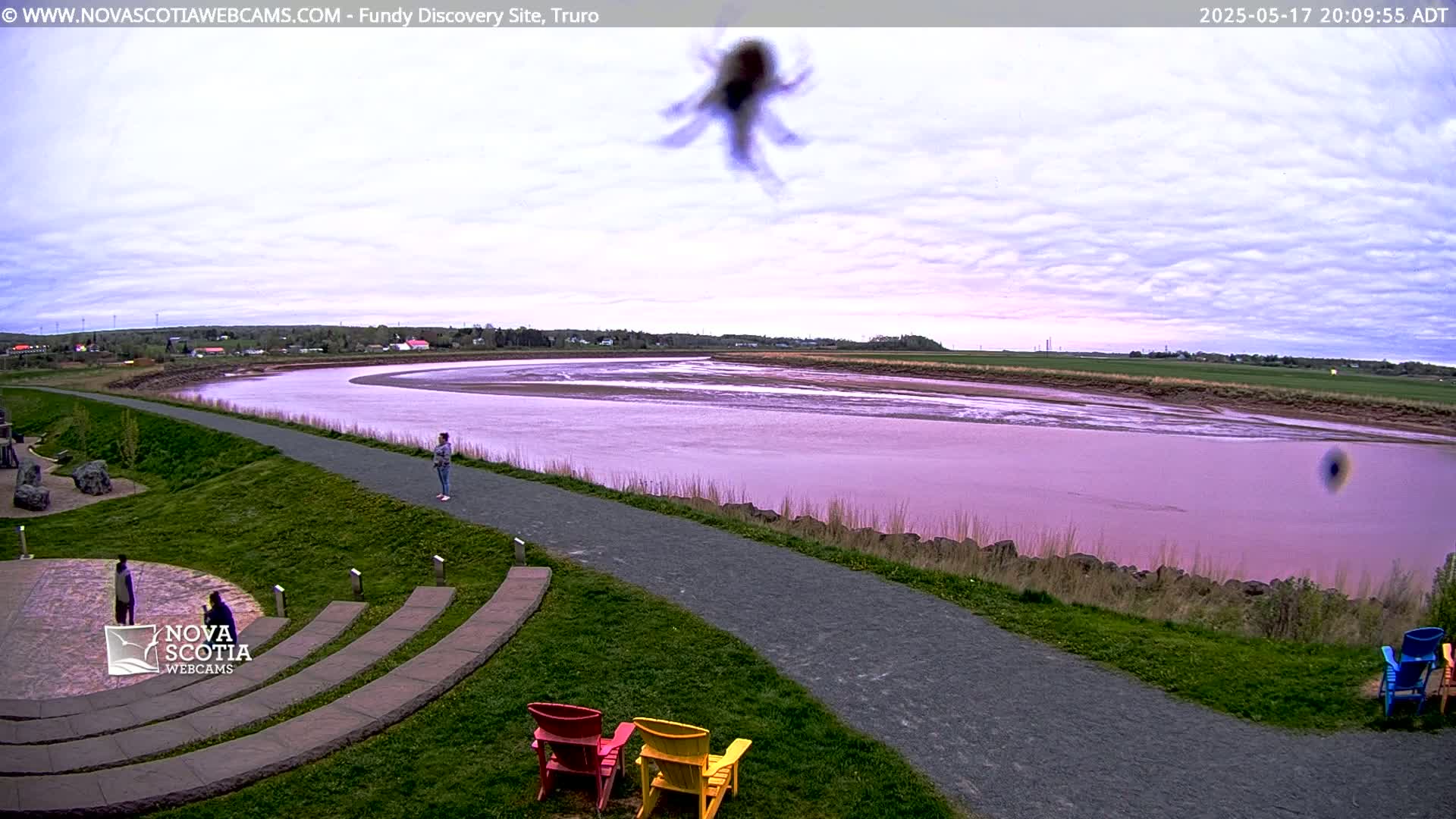 Lower Truro , Fundy Discovery Site & Salmon River Live Cam - Lower Truro, Colchester, Nova Scotia, Canada