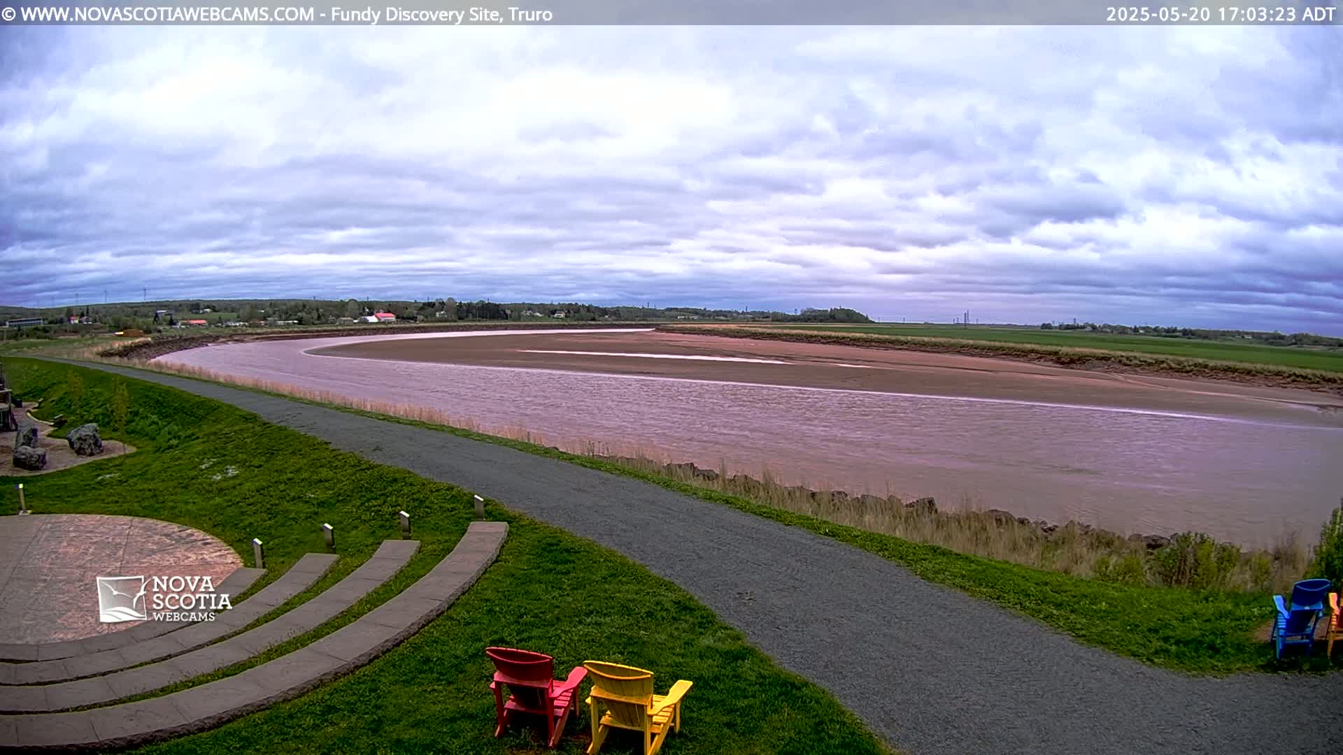 Lower Truro , Fundy Discovery Site & Salmon River Live Cam - Lower Truro, Colchester, Nova Scotia, Canada