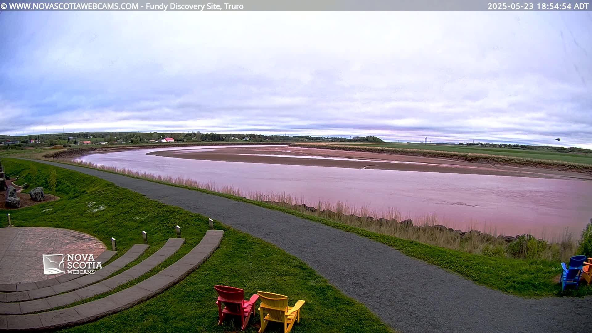Lower Truro , Fundy Discovery Site & Salmon River Live Cam - Lower Truro, Colchester, Nova Scotia, Canada