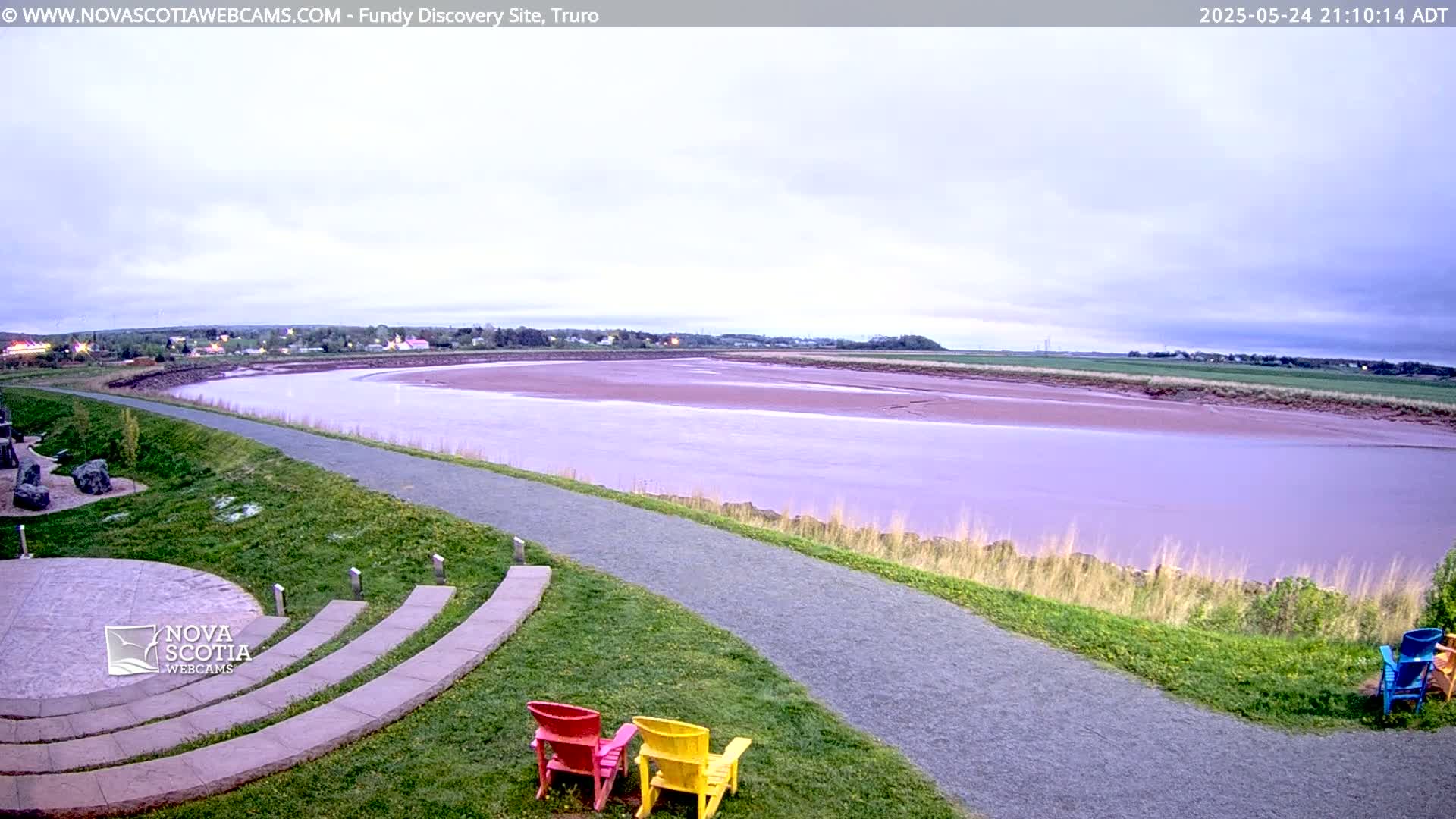 Lower Truro , Fundy Discovery Site & Salmon River Live Cam - Lower Truro, Colchester, Nova Scotia, Canada