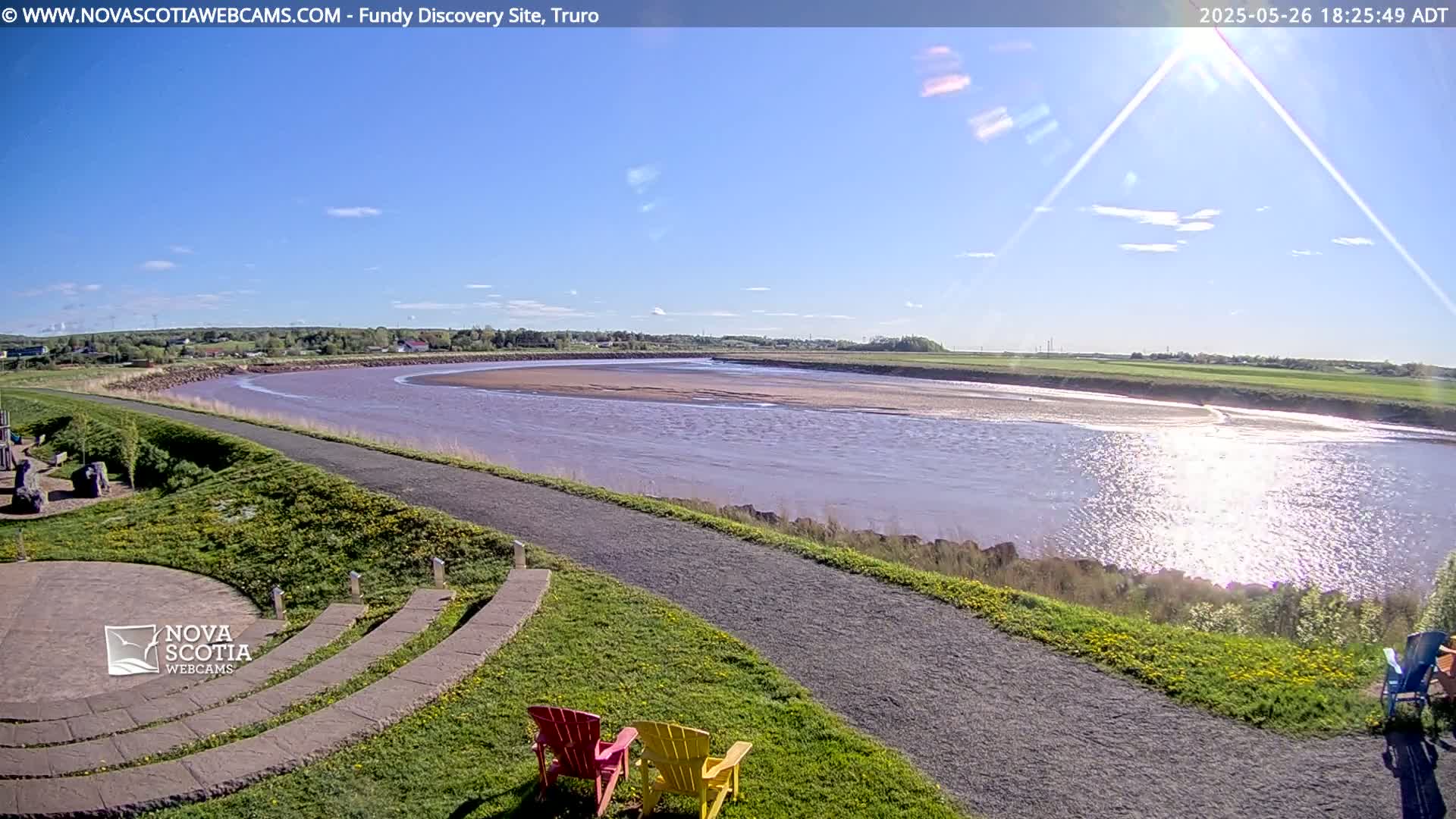 Lower Truro , Fundy Discovery Site & Salmon River Live Cam - Lower Truro, Colchester, Nova Scotia, Canada