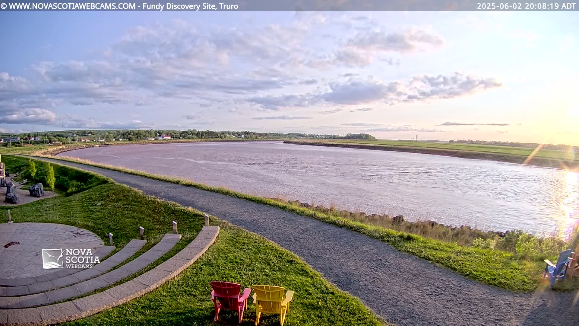 Lower Truro , Fundy Discovery Site & Salmon River Live Cam - Lower Truro, Colchester, Nova Scotia, Canada