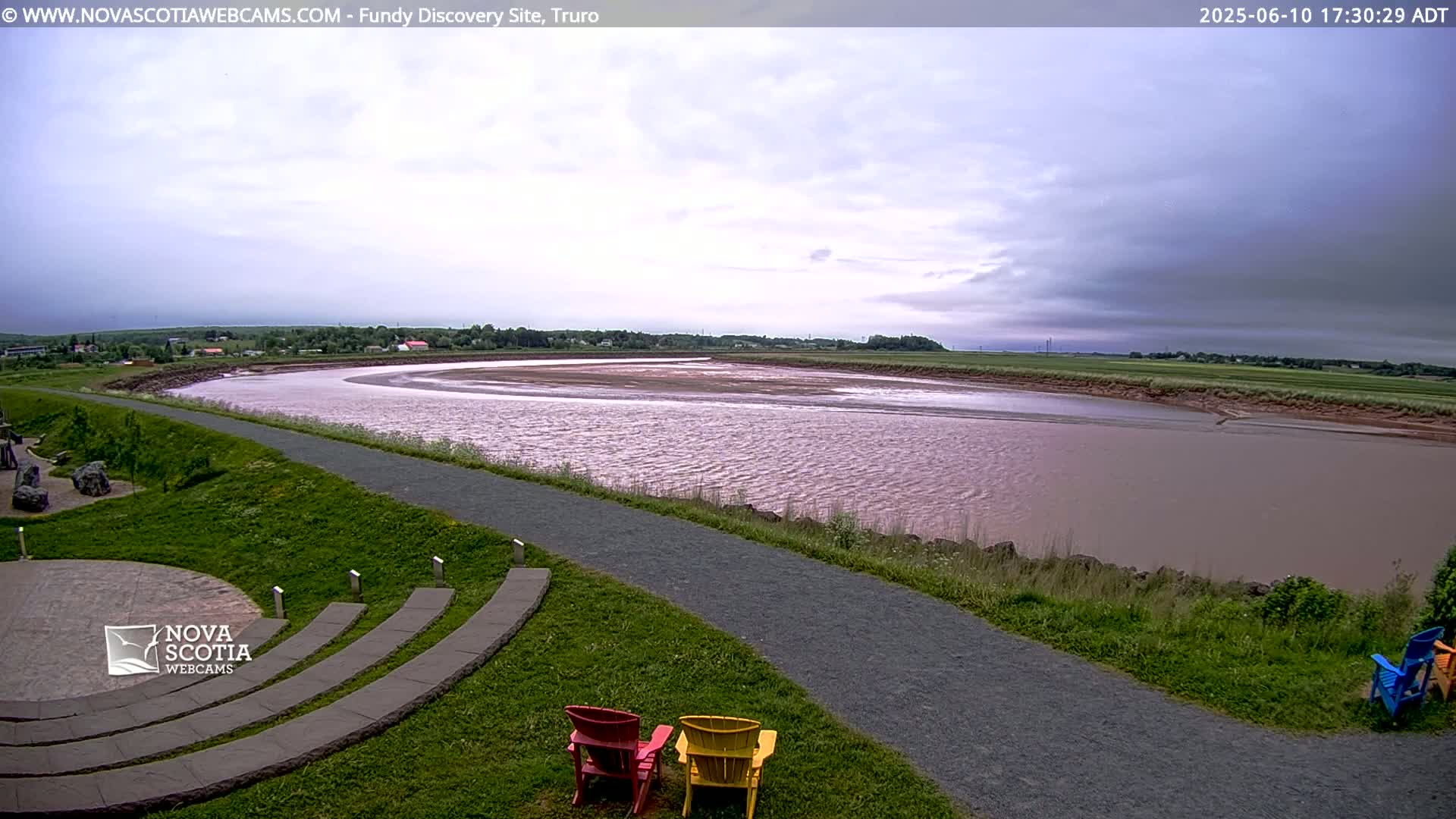 Lower Truro , Fundy Discovery Site & Salmon River Live Cam - Lower Truro, Colchester, Nova Scotia, Canada