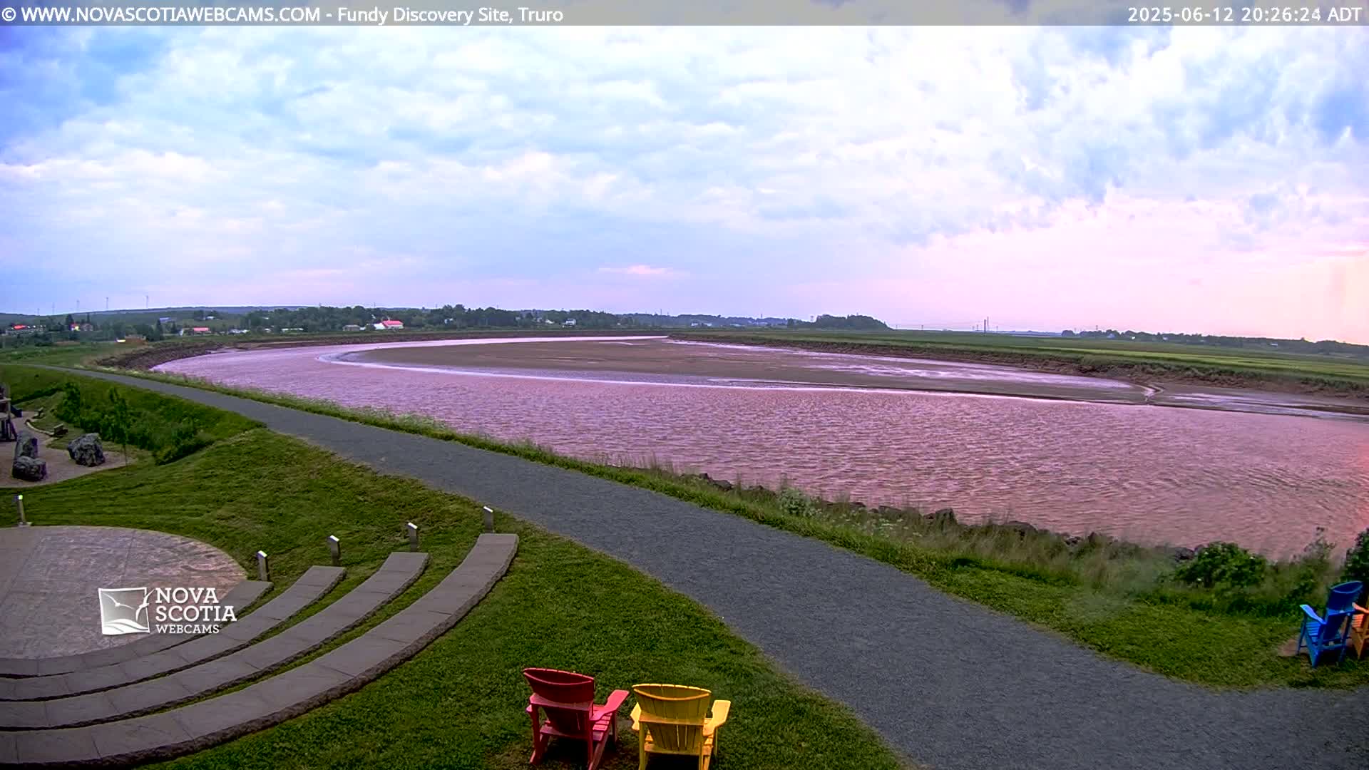 Lower Truro , Fundy Discovery Site & Salmon River Live Cam - Lower Truro, Colchester, Nova Scotia, Canada