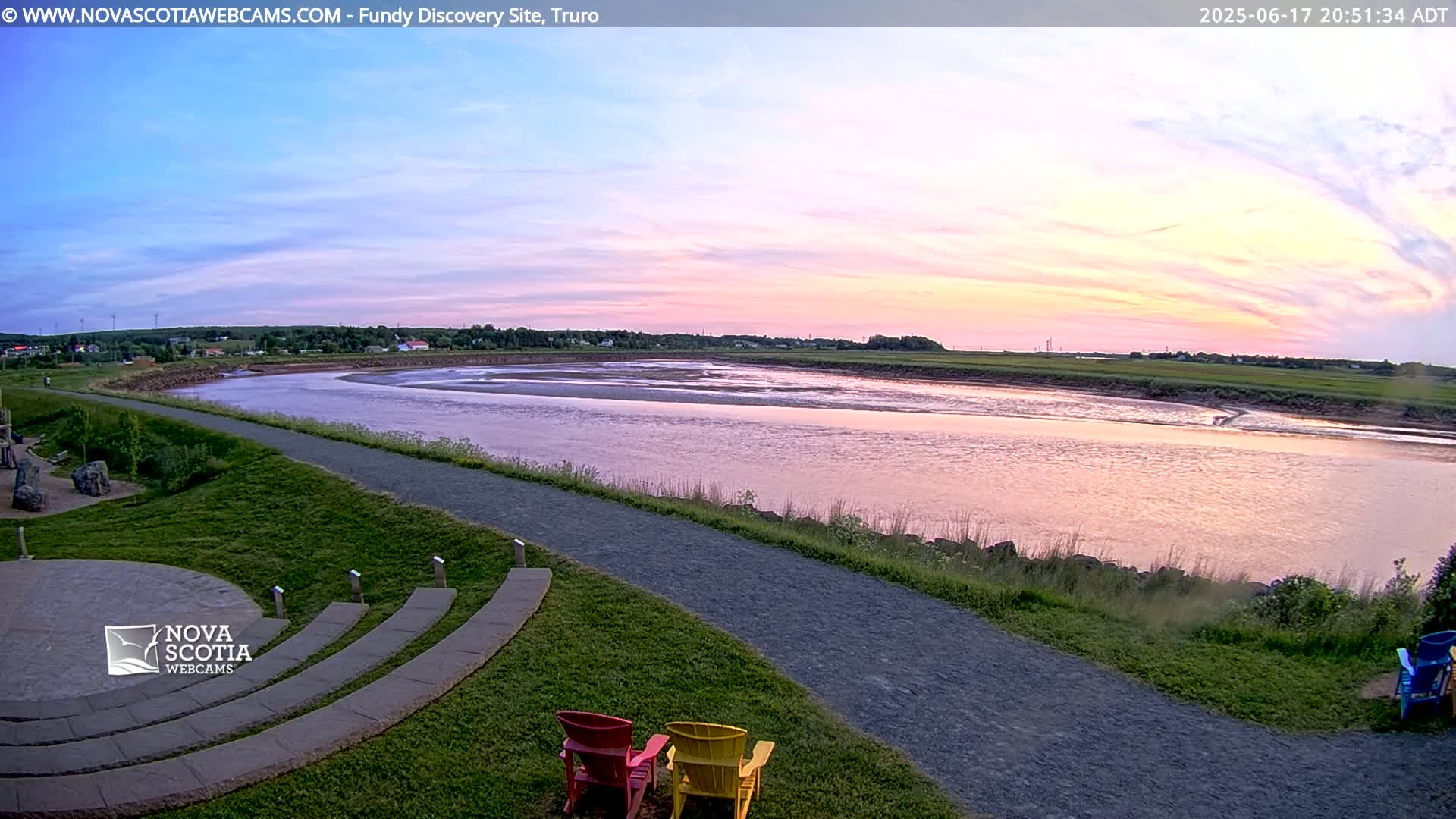 Lower Truro , Fundy Discovery Site & Salmon River Live Cam - Lower Truro, Colchester, Nova Scotia, Canada