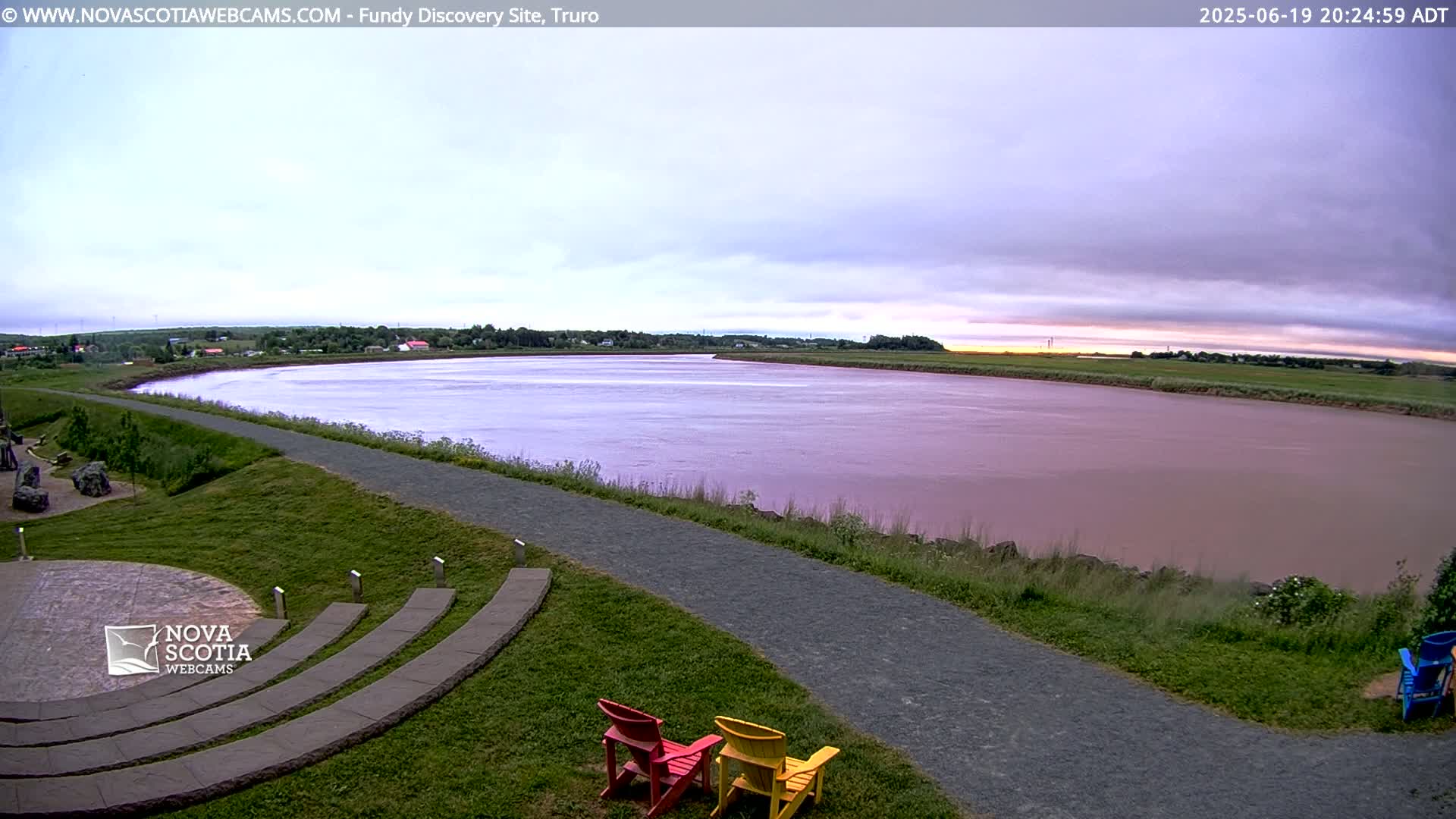 Lower Truro , Fundy Discovery Site & Salmon River Live Cam - Lower Truro, Colchester, Nova Scotia, Canada
