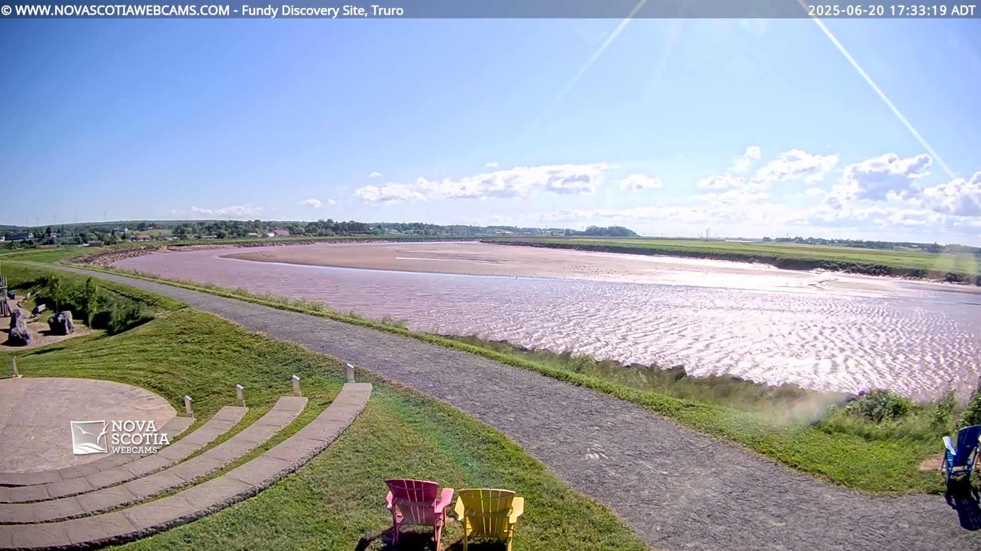 Lower Truro , Fundy Discovery Site & Salmon River Live Cam - Lower Truro, Colchester, Nova Scotia, Canada