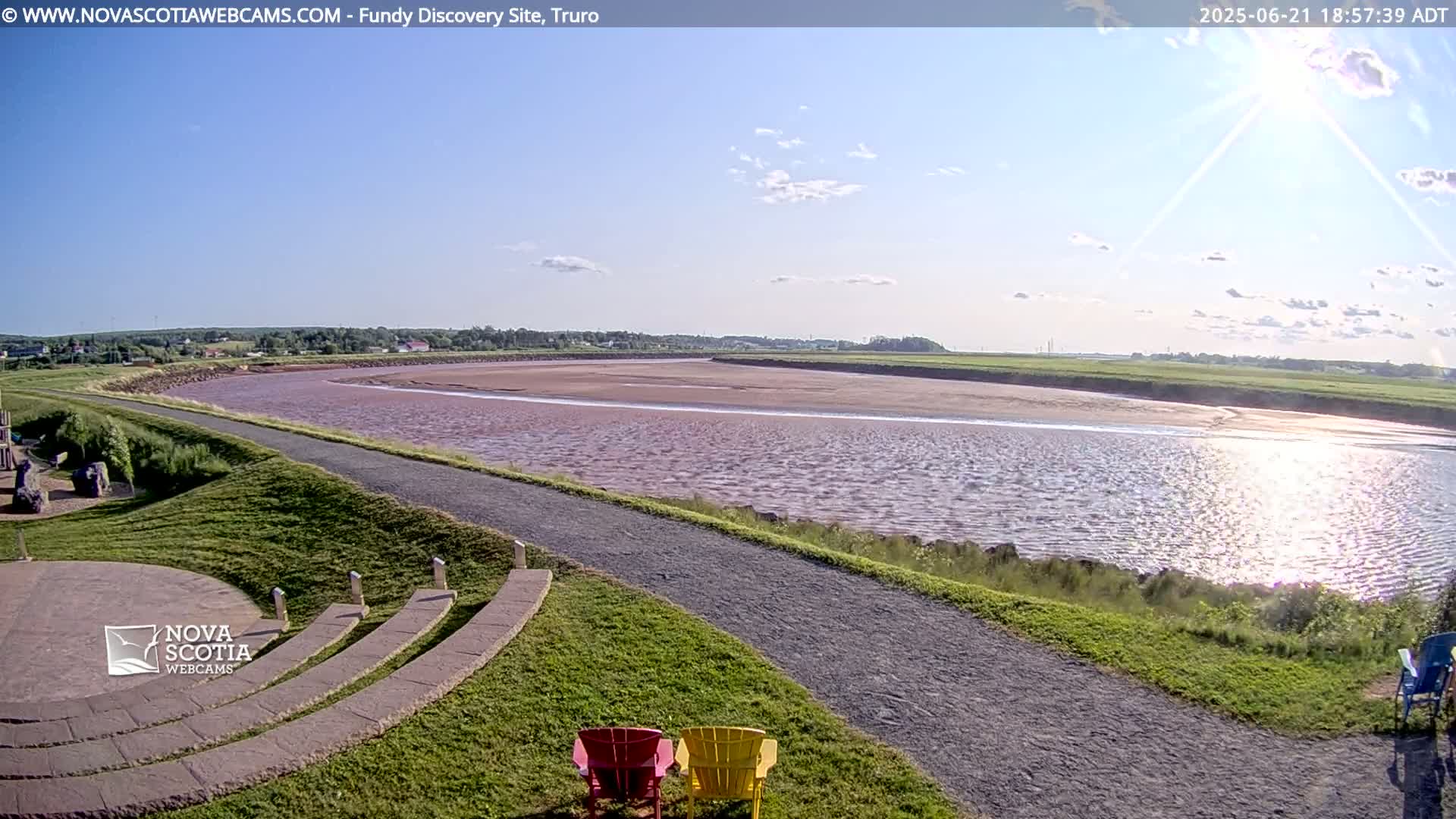 Lower Truro , Fundy Discovery Site & Salmon River Live Cam - Lower Truro, Colchester, Nova Scotia, Canada