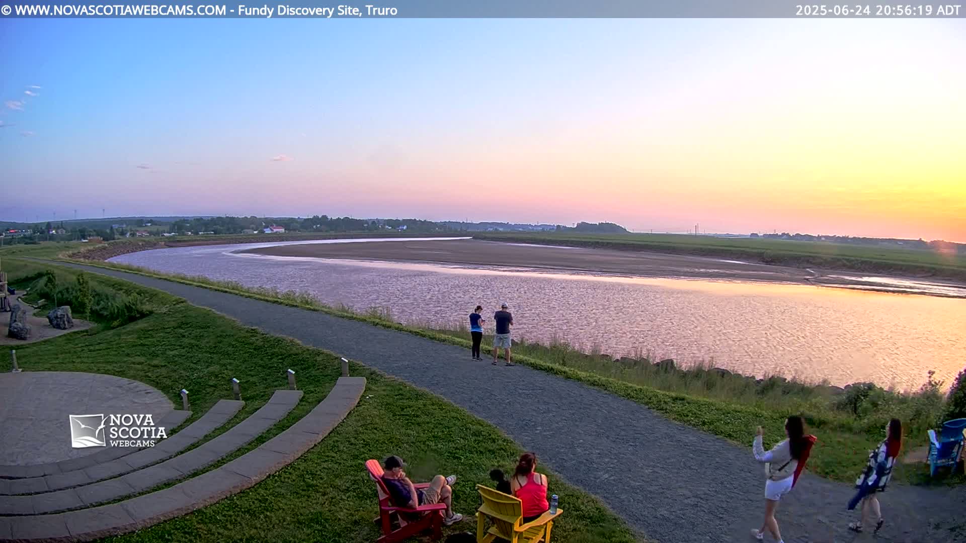 Lower Truro , Fundy Discovery Site & Salmon River Live Cam - Lower Truro, Colchester, Nova Scotia, Canada