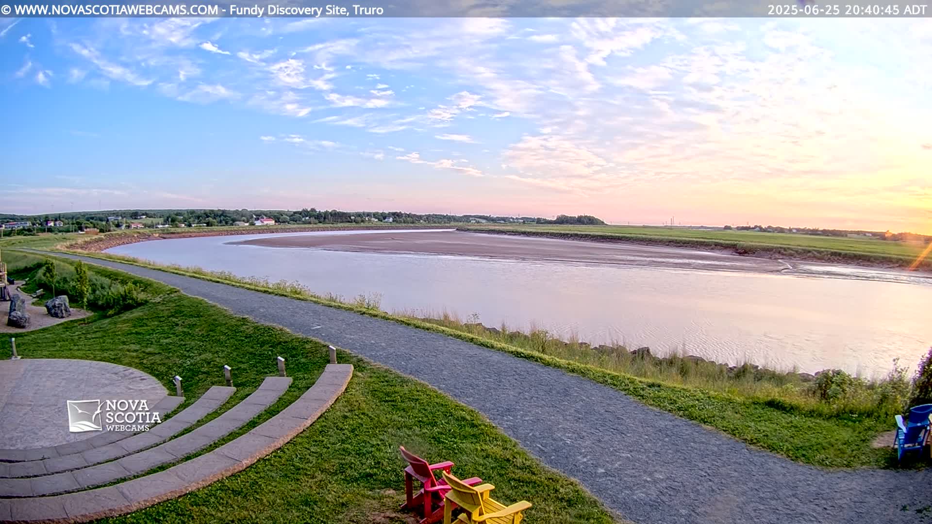 Lower Truro , Fundy Discovery Site & Salmon River Live Cam - Lower Truro, Colchester, Nova Scotia, Canada