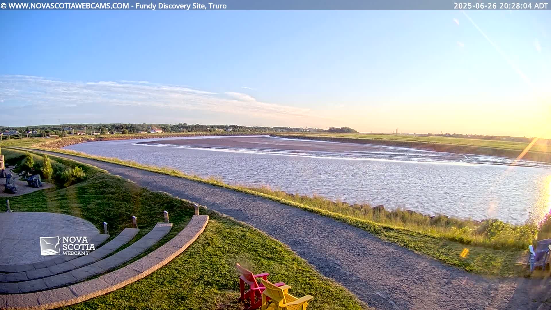 Lower Truro , Fundy Discovery Site & Salmon River Live Cam - Lower Truro, Colchester, Nova Scotia, Canada