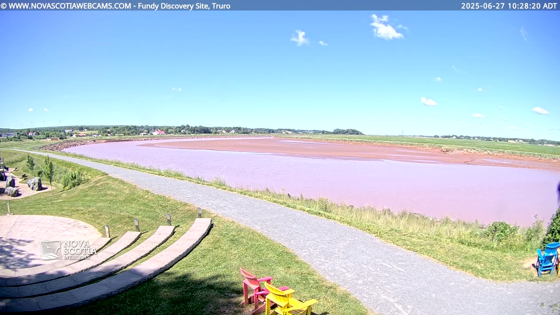 Lower Truro , Fundy Discovery Site & Salmon River Live Cam - Lower Truro, Colchester, Nova Scotia, Canada