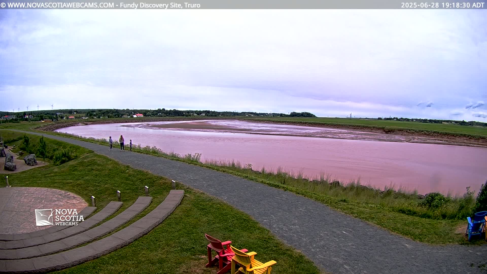 Lower Truro , Fundy Discovery Site & Salmon River Live Cam - Lower Truro, Colchester, Nova Scotia, Canada