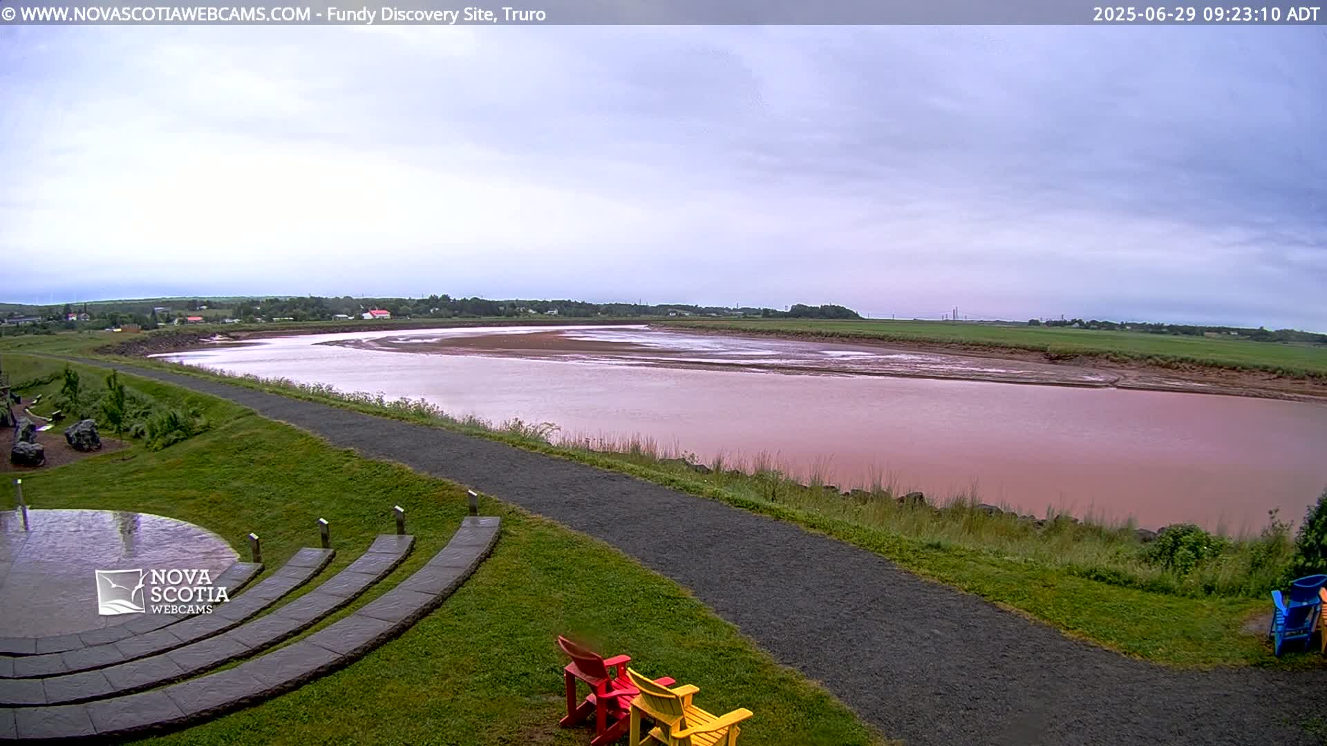Lower Truro , Fundy Discovery Site & Salmon River Live Cam - Lower Truro, Colchester, Nova Scotia, Canada