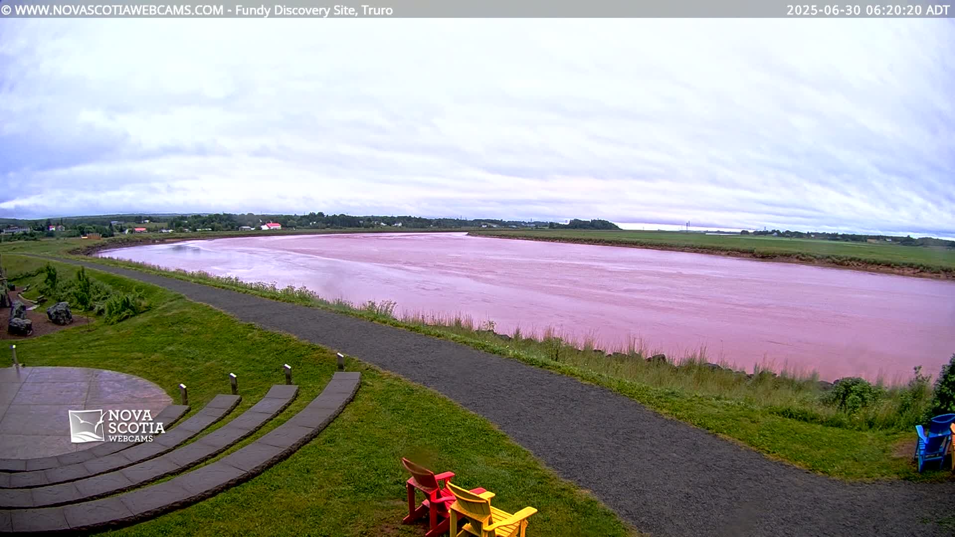 Lower Truro , Fundy Discovery Site & Salmon River Live Cam - Lower Truro, Colchester, Nova Scotia, Canada