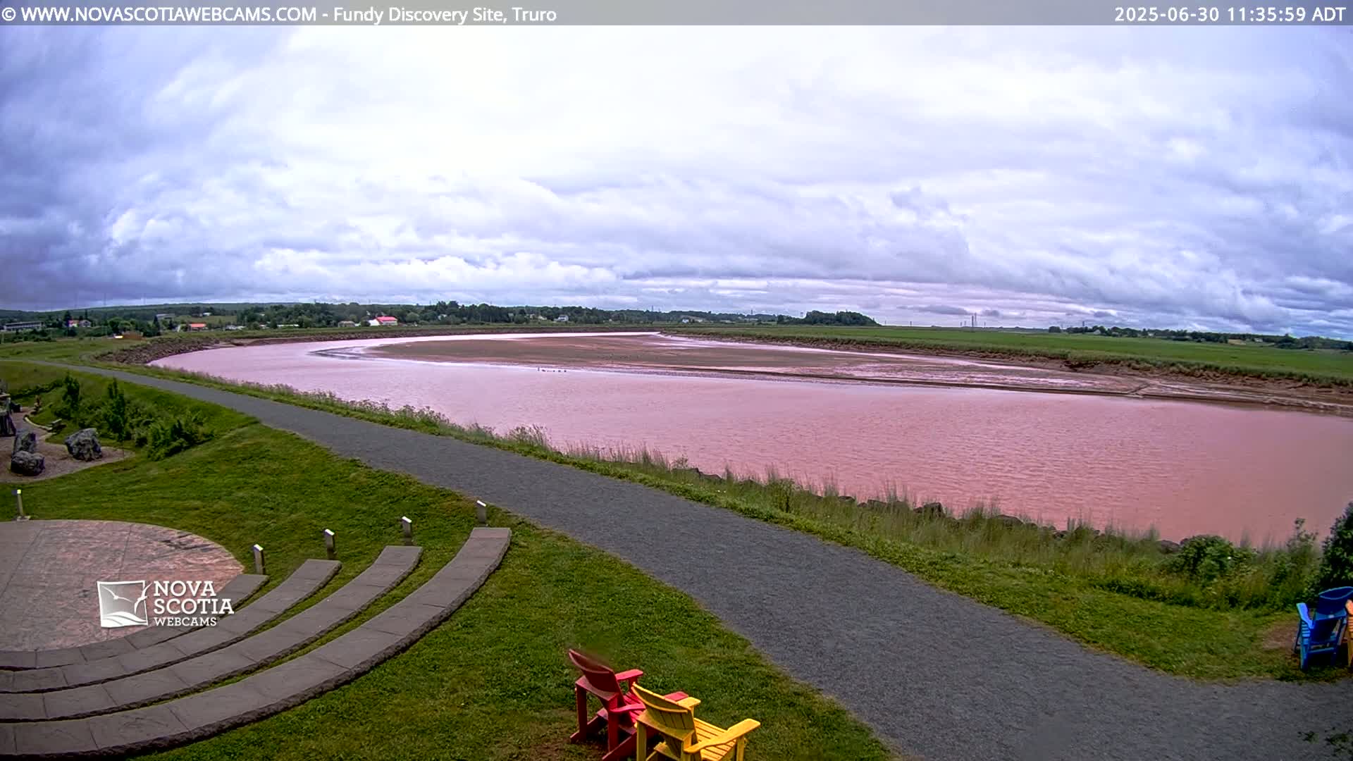 Lower Truro , Fundy Discovery Site & Salmon River Live Cam - Lower Truro, Colchester, Nova Scotia, Canada