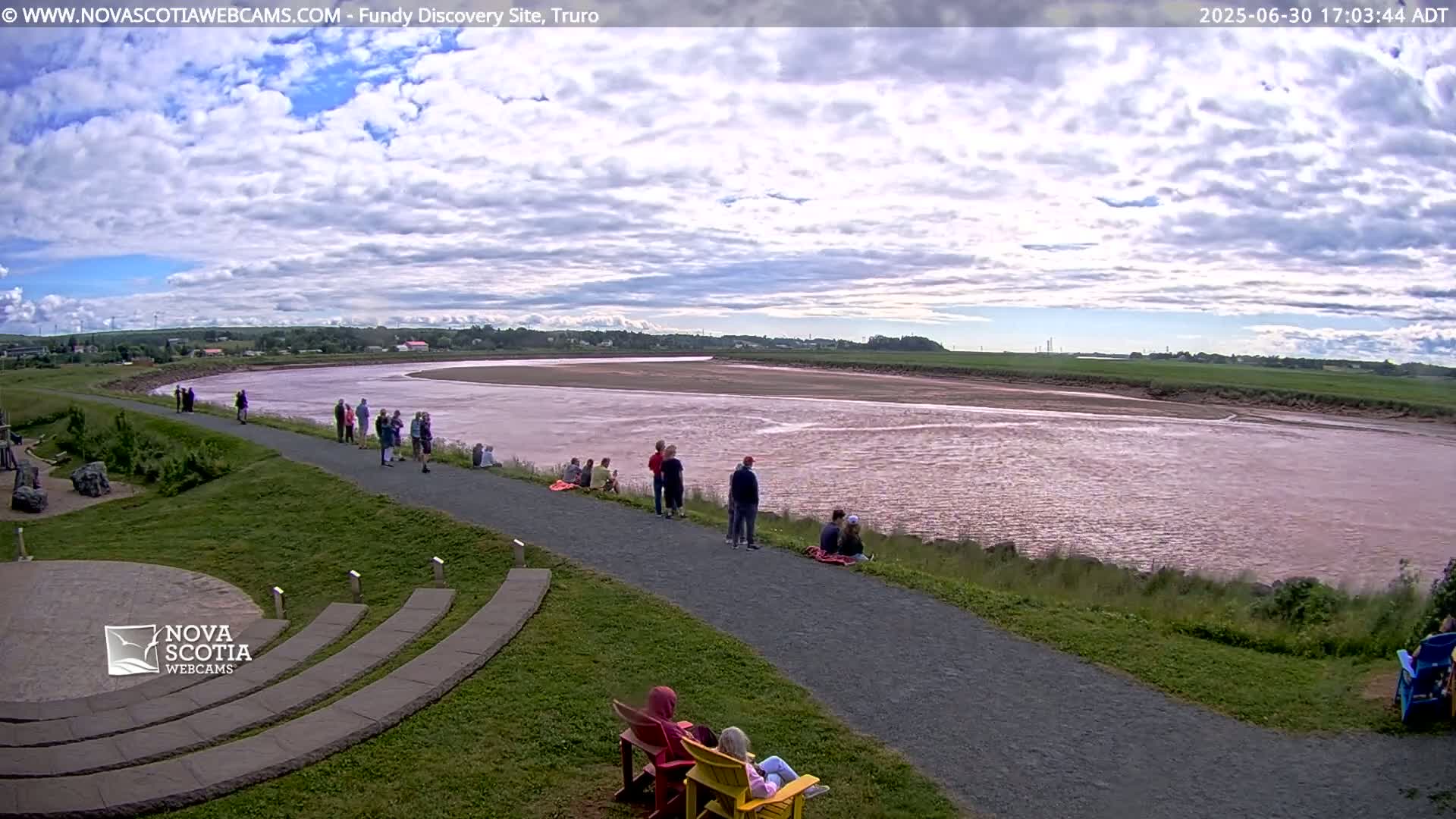 Lower Truro , Fundy Discovery Site & Salmon River Live Cam - Lower Truro, Colchester, Nova Scotia, Canada