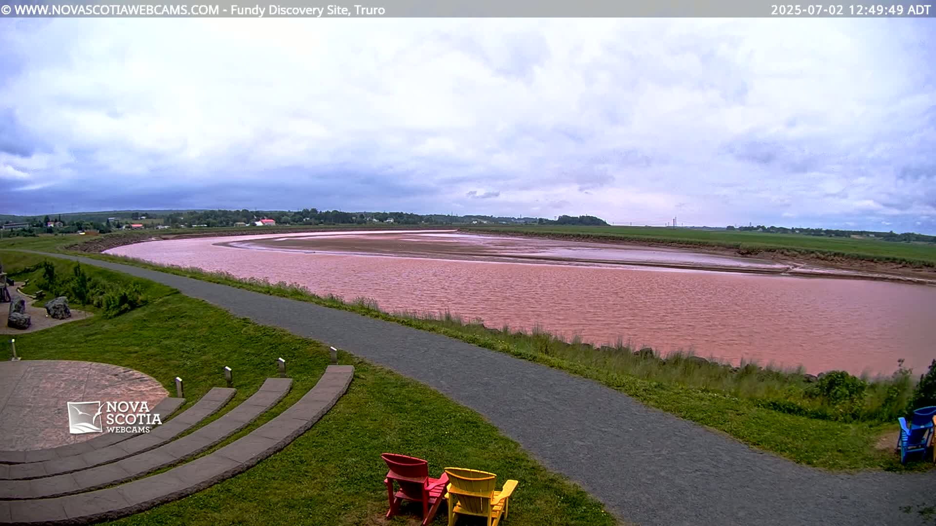 Lower Truro , Fundy Discovery Site & Salmon River Live Cam - Lower Truro, Colchester, Nova Scotia, Canada