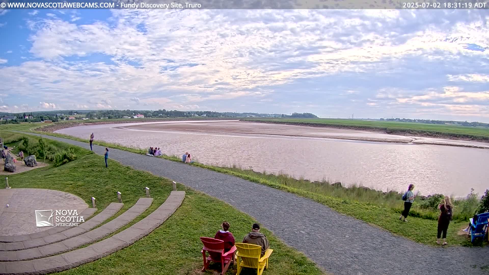 Lower Truro , Fundy Discovery Site & Salmon River Live Cam - Lower Truro, Colchester, Nova Scotia, Canada