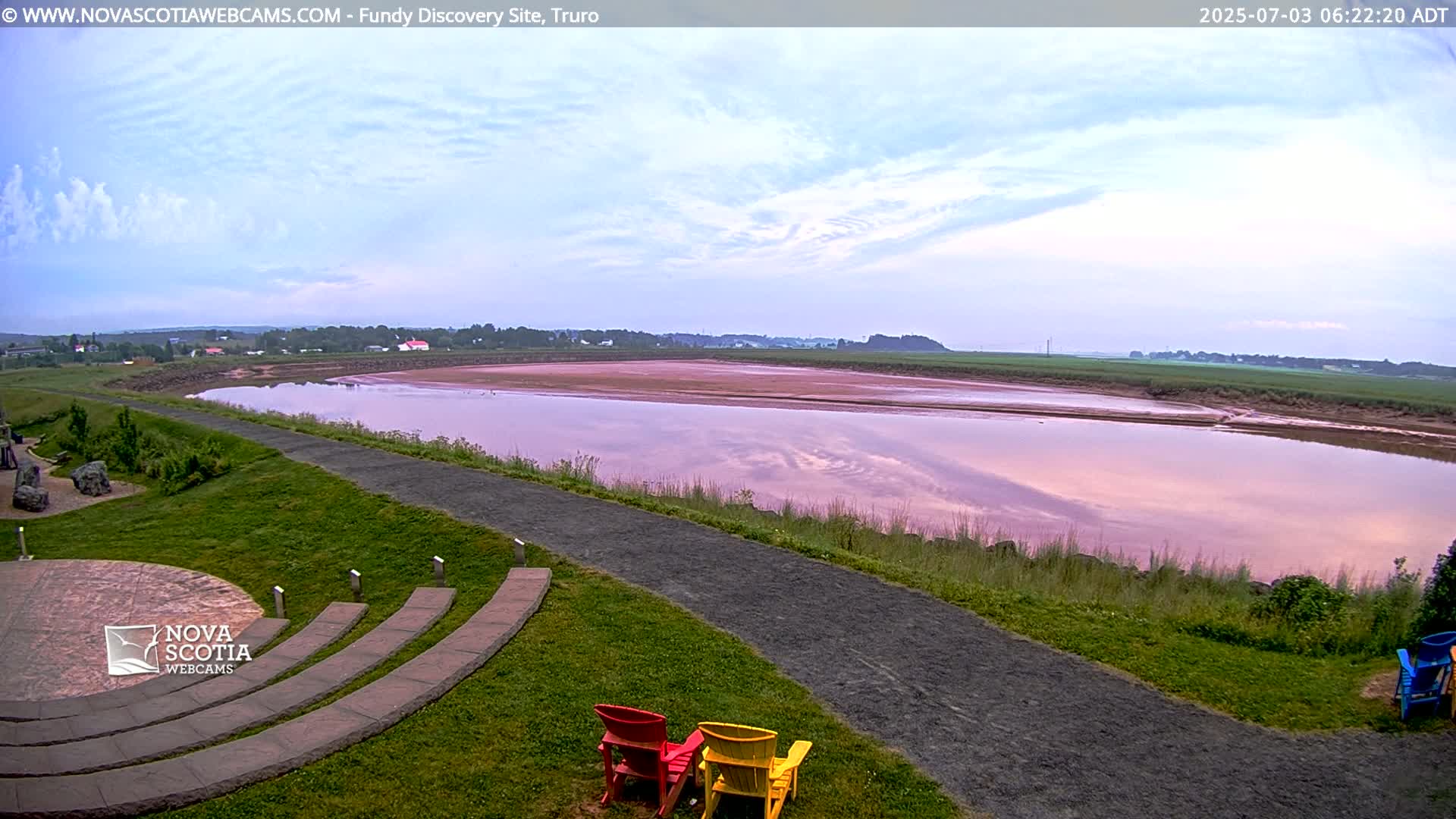 Lower Truro , Fundy Discovery Site & Salmon River Live Cam - Lower Truro, Colchester, Nova Scotia, Canada