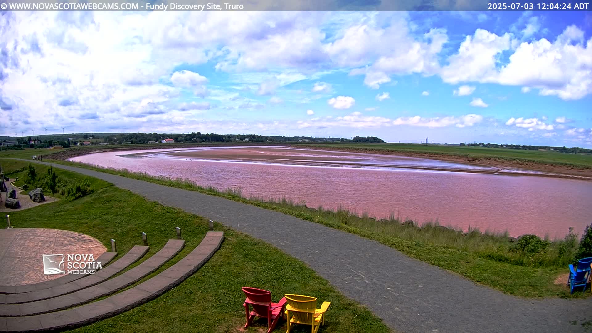 Lower Truro , Fundy Discovery Site & Salmon River Live Cam - Lower Truro, Colchester, Nova Scotia, Canada