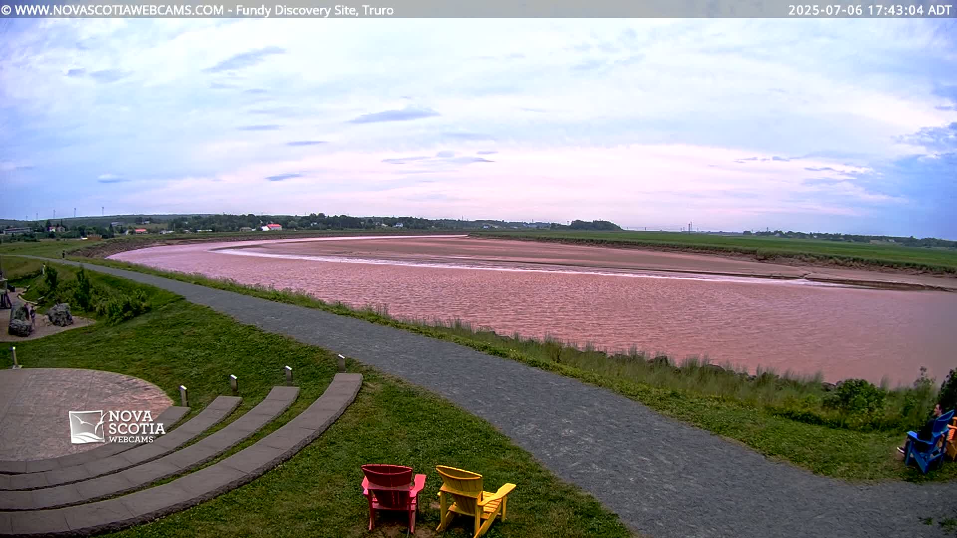Lower Truro , Fundy Discovery Site & Salmon River Live Cam - Lower Truro, Colchester, Nova Scotia, Canada