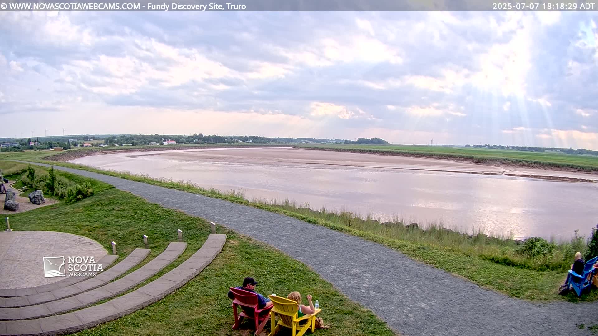 Lower Truro , Fundy Discovery Site & Salmon River Live Cam - Lower Truro, Colchester, Nova Scotia, Canada
