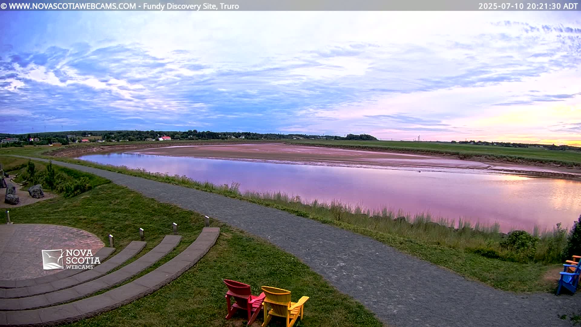 Lower Truro , Fundy Discovery Site & Salmon River Live Cam - Lower Truro, Colchester, Nova Scotia, Canada