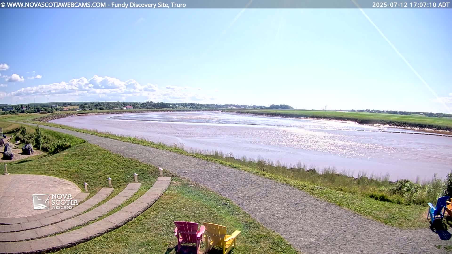 Lower Truro , Fundy Discovery Site & Salmon River Live Cam - Lower Truro, Colchester, Nova Scotia, Canada