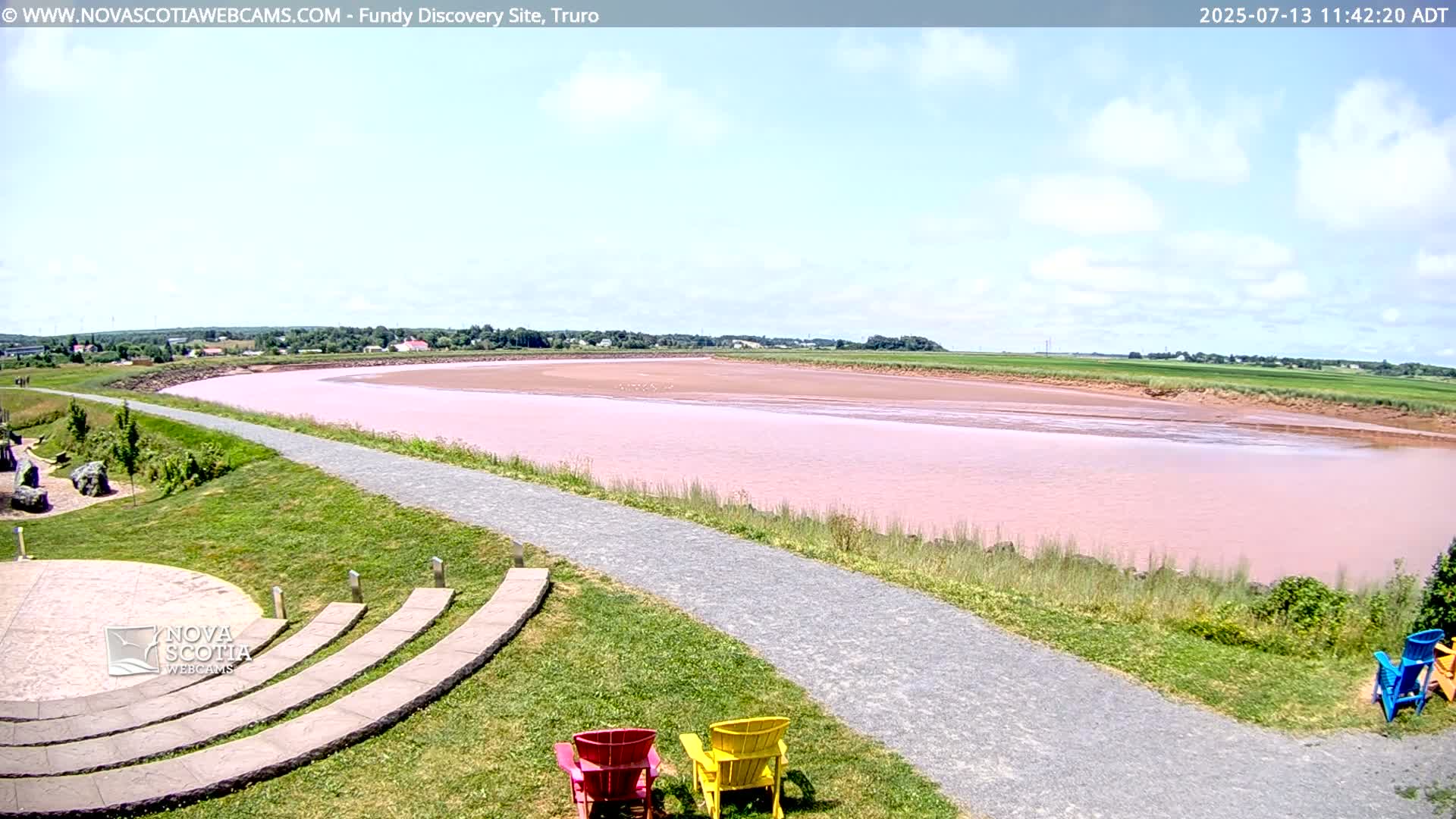 Lower Truro , Fundy Discovery Site & Salmon River Live Cam - Lower Truro, Colchester, Nova Scotia, Canada