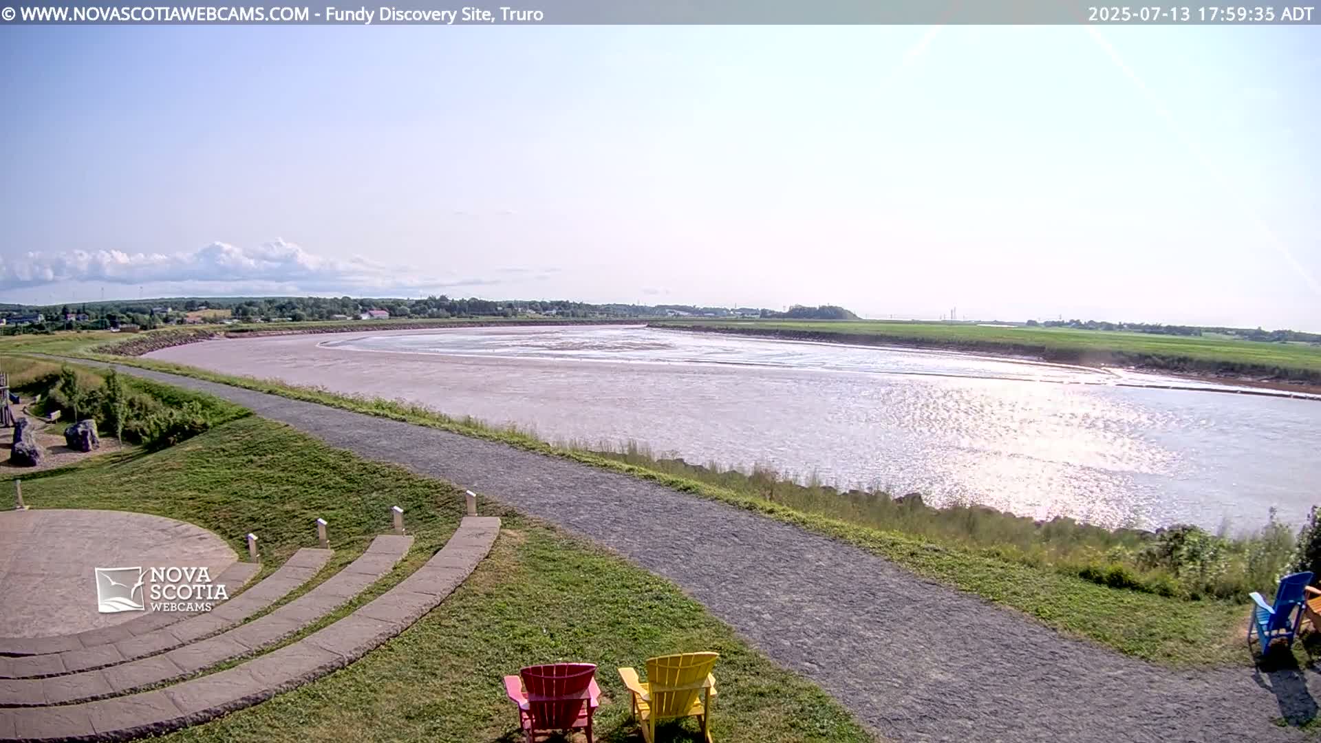 Lower Truro , Fundy Discovery Site & Salmon River Live Cam - Lower Truro, Colchester, Nova Scotia, Canada