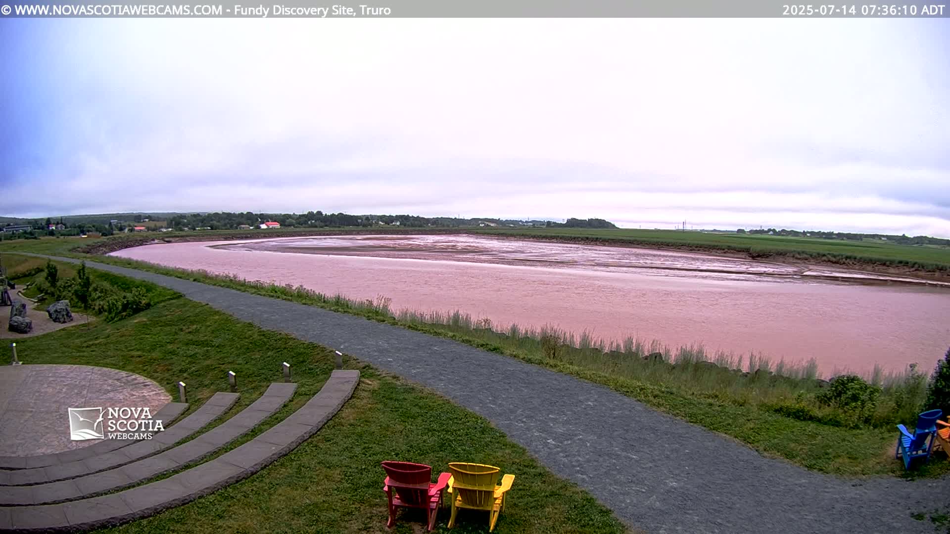 Lower Truro , Fundy Discovery Site & Salmon River Live Cam - Lower Truro, Colchester, Nova Scotia, Canada