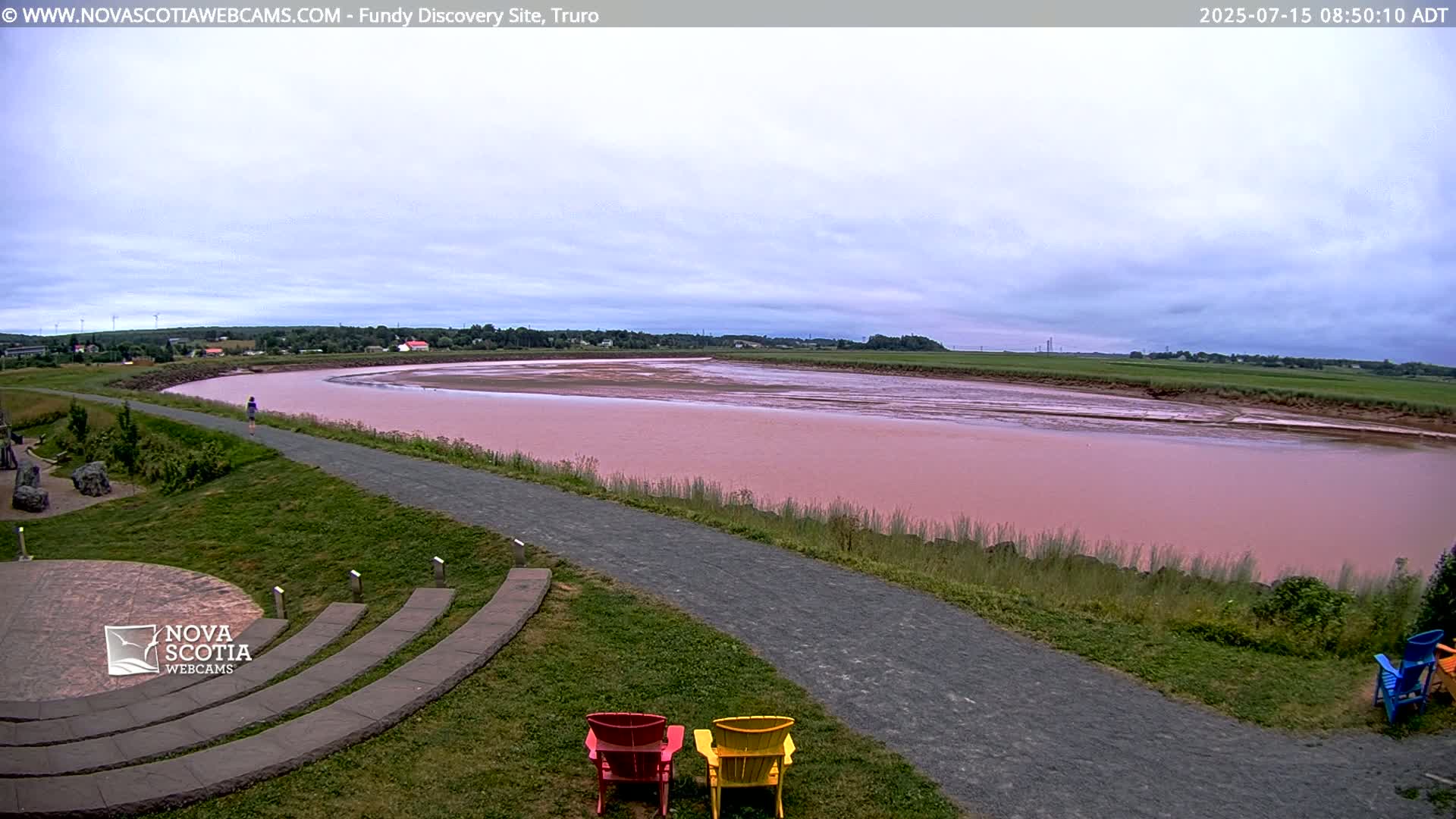 Lower Truro , Fundy Discovery Site & Salmon River Live Cam - Lower Truro, Colchester, Nova Scotia, Canada