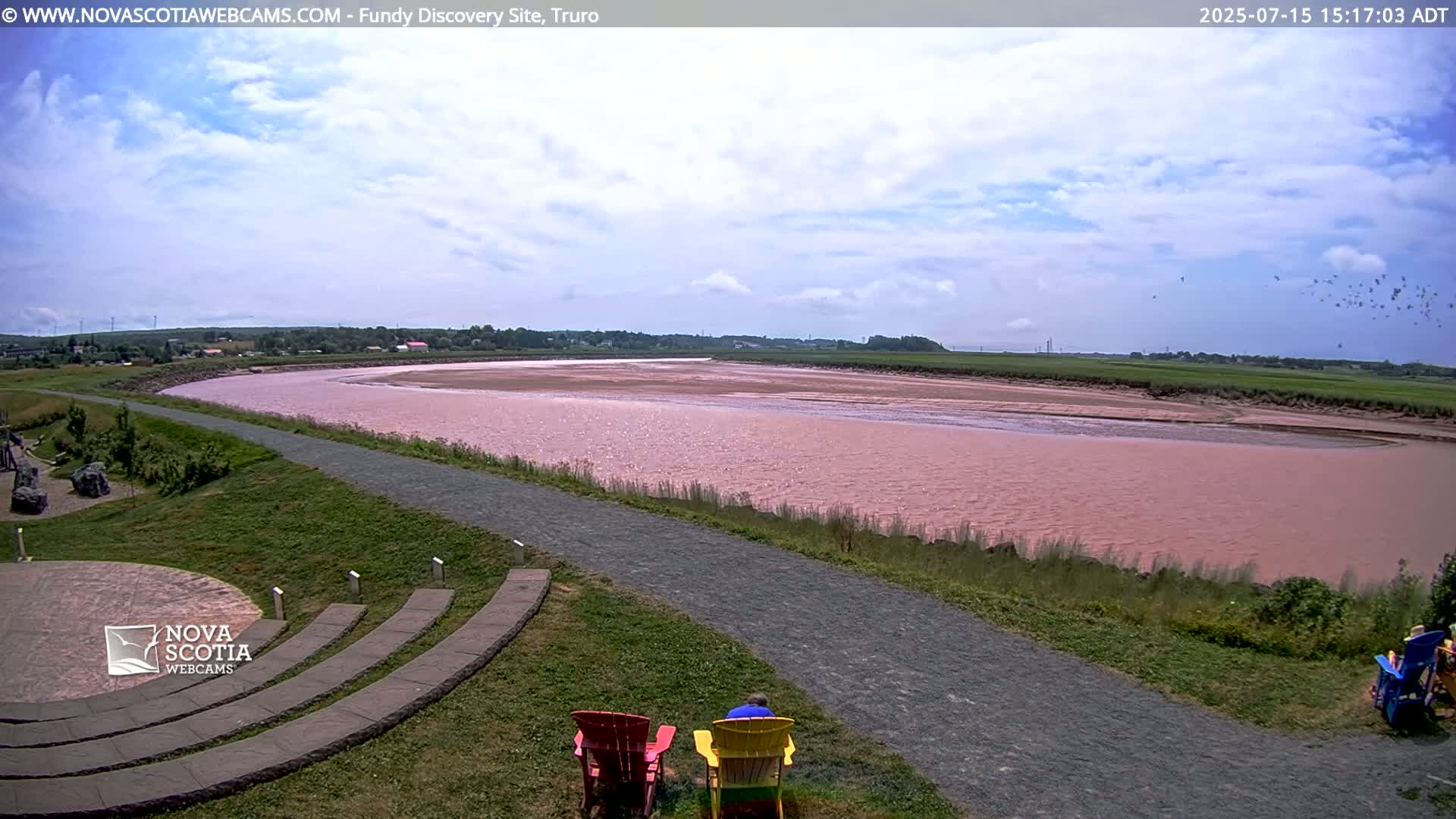 Lower Truro , Fundy Discovery Site & Salmon River Live Cam - Lower Truro, Colchester, Nova Scotia, Canada