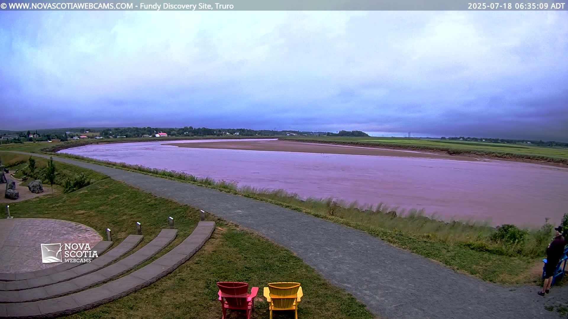 Lower Truro , Fundy Discovery Site & Salmon River Live Cam - Lower Truro, Colchester, Nova Scotia, Canada