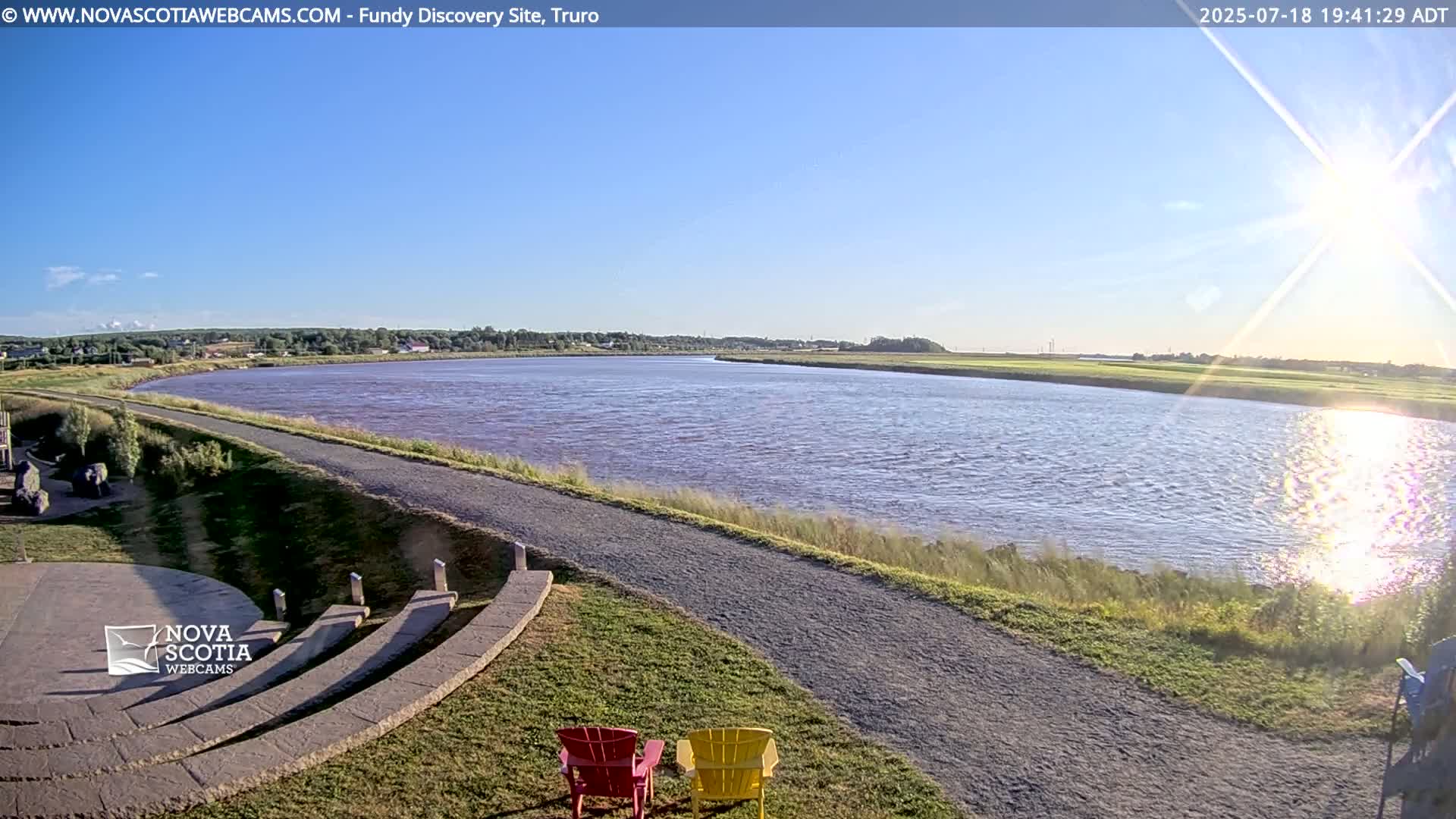 Lower Truro , Fundy Discovery Site & Salmon River Live Cam - Lower Truro, Colchester, Nova Scotia, Canada